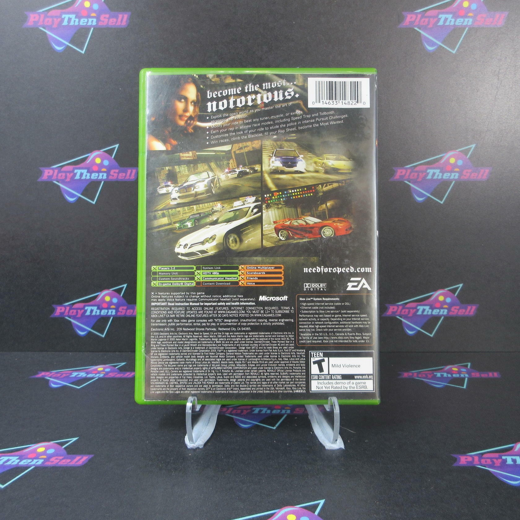 Need for Speed Most Wanted Xbox AD Complete CIB - Very Good