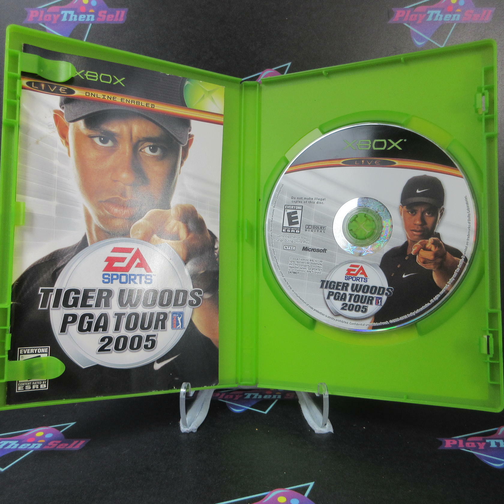 Tiger Woods PGA Tour 2005 - Xbox AD Complete CIB - Very Good