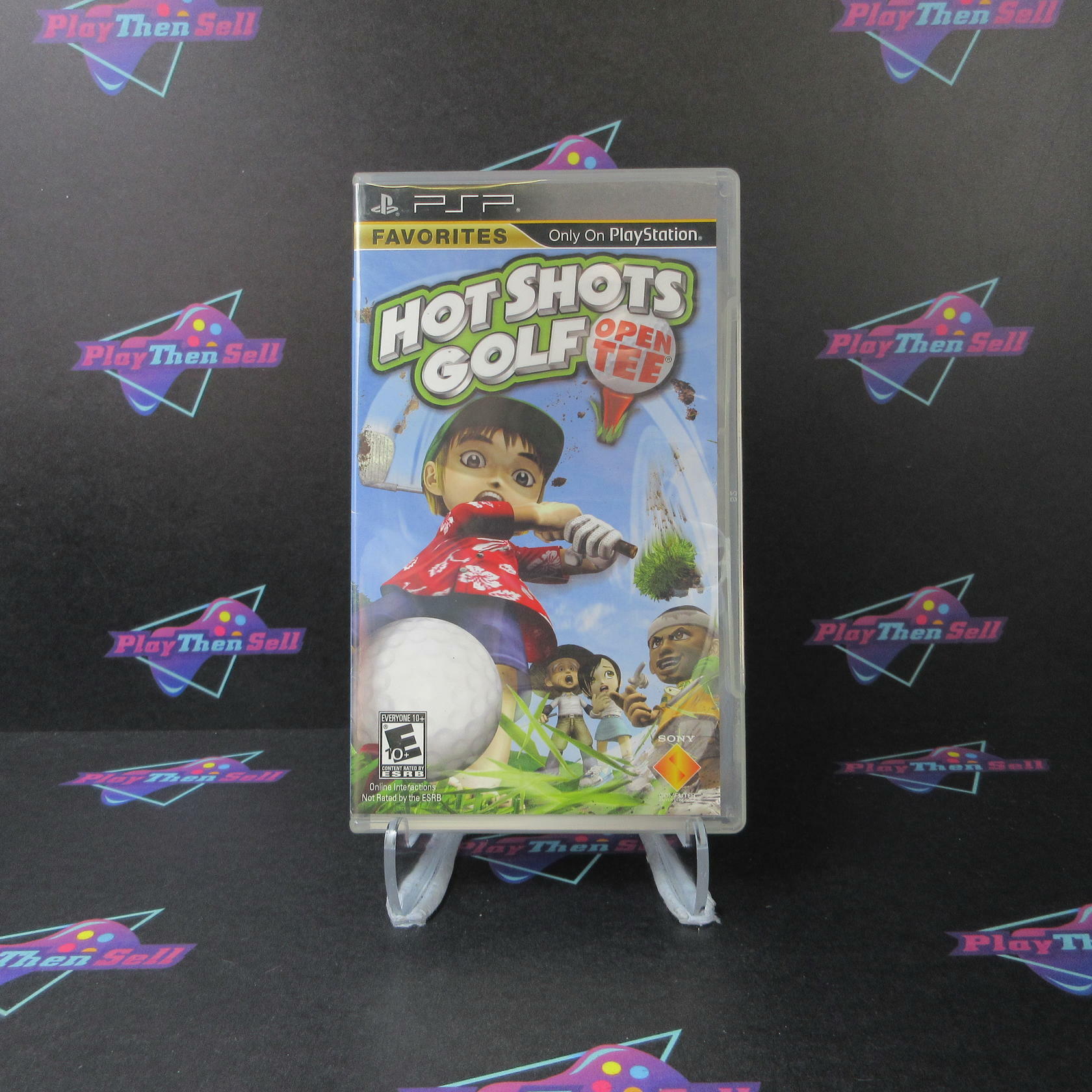 Hot Shots Golf Open Tee Favorites Clear UMD Sony PSP - Like New