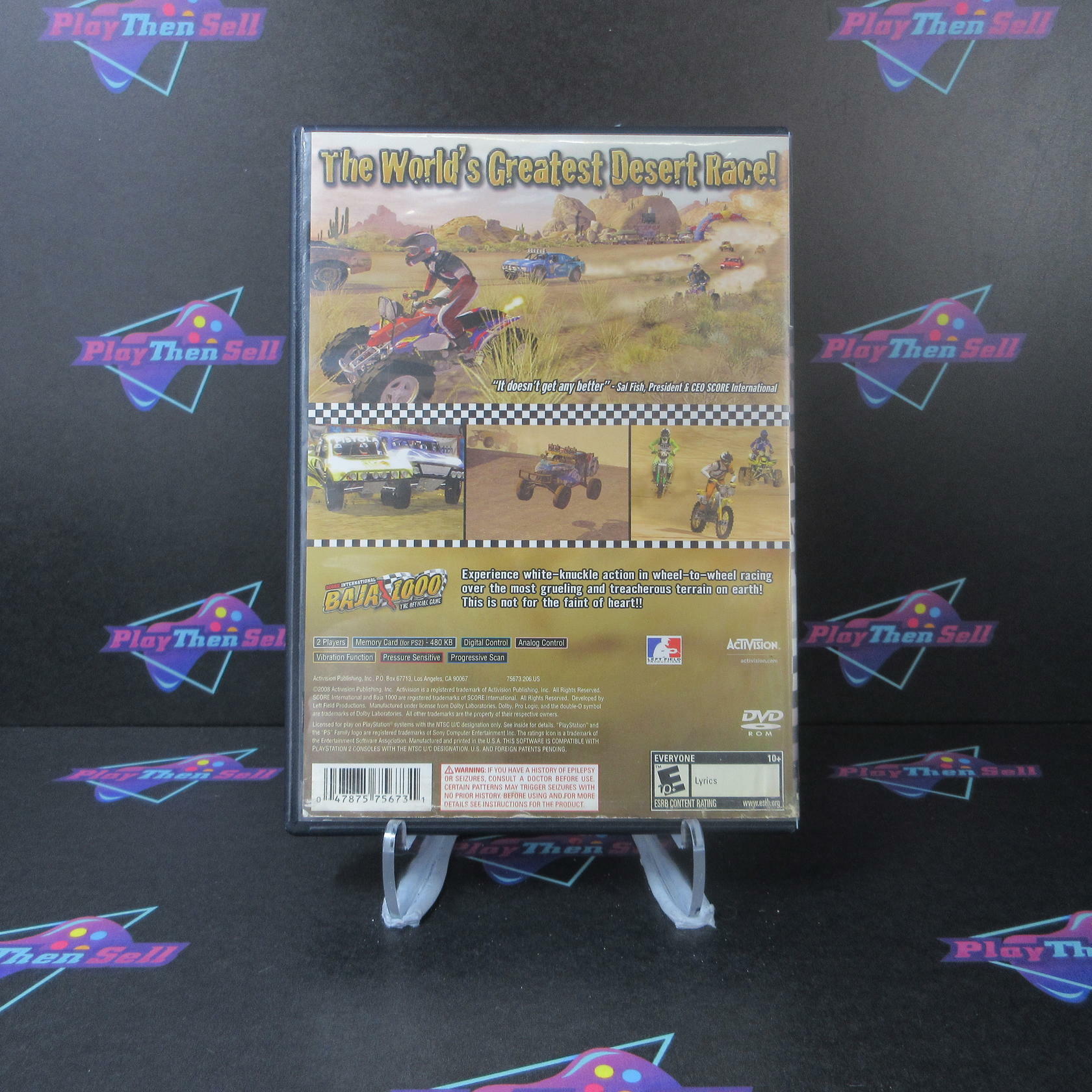 Score International BAJA 1000 PlayStation 2 AD/MD Complete CIB - Very Good