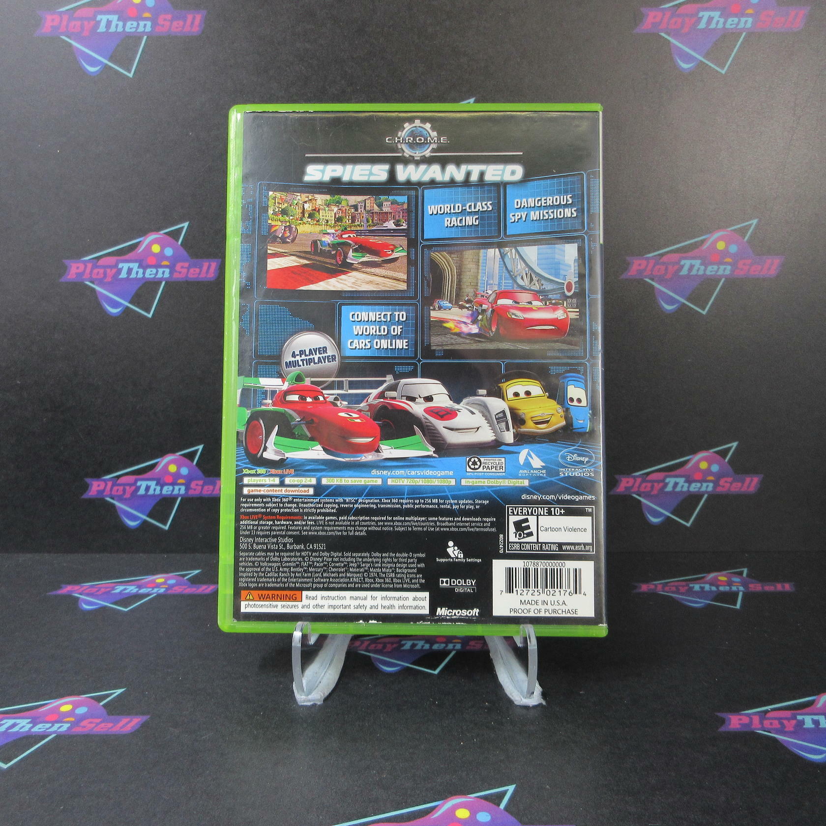 Cars 2 The Video Game Xbox 360 AD/NM - Very Good