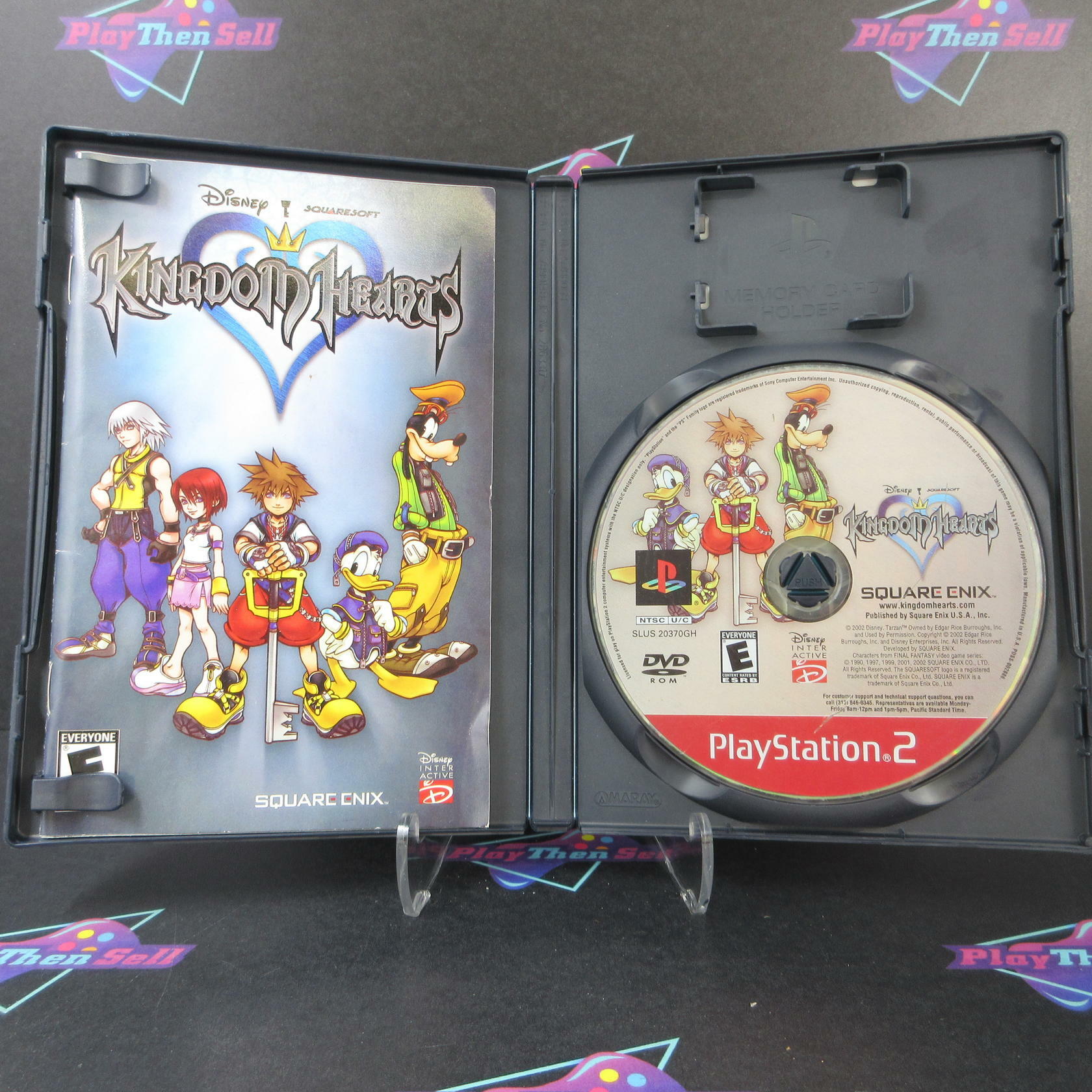 Kingdom Hearts Greatest Hits PS2 DD Complete CIB - Very Good