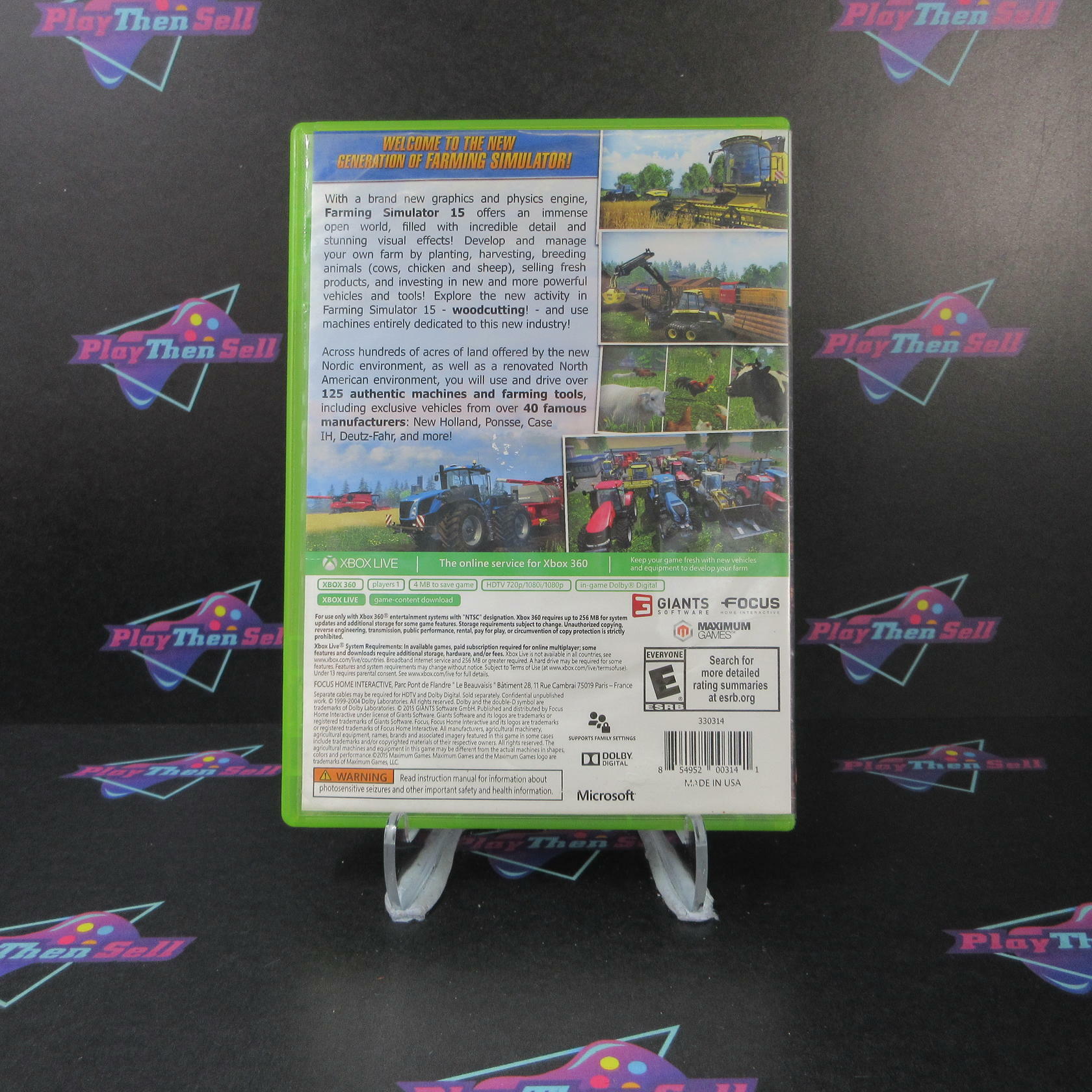 Farming Simulator 15 Xbox 360 AD/NM - Very Good