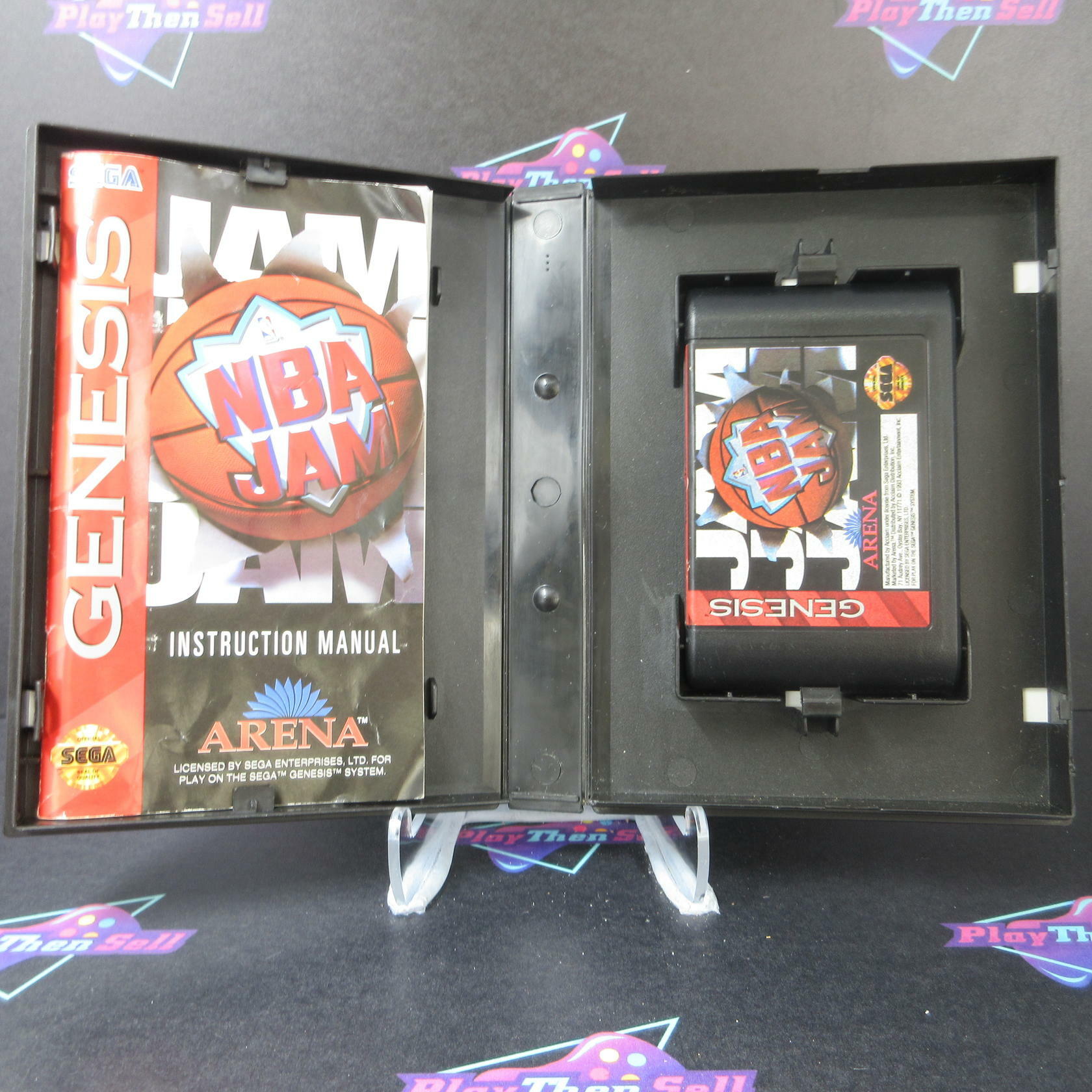 NBA Jam Sega Genesis Boxed Complete CIB - Very Good