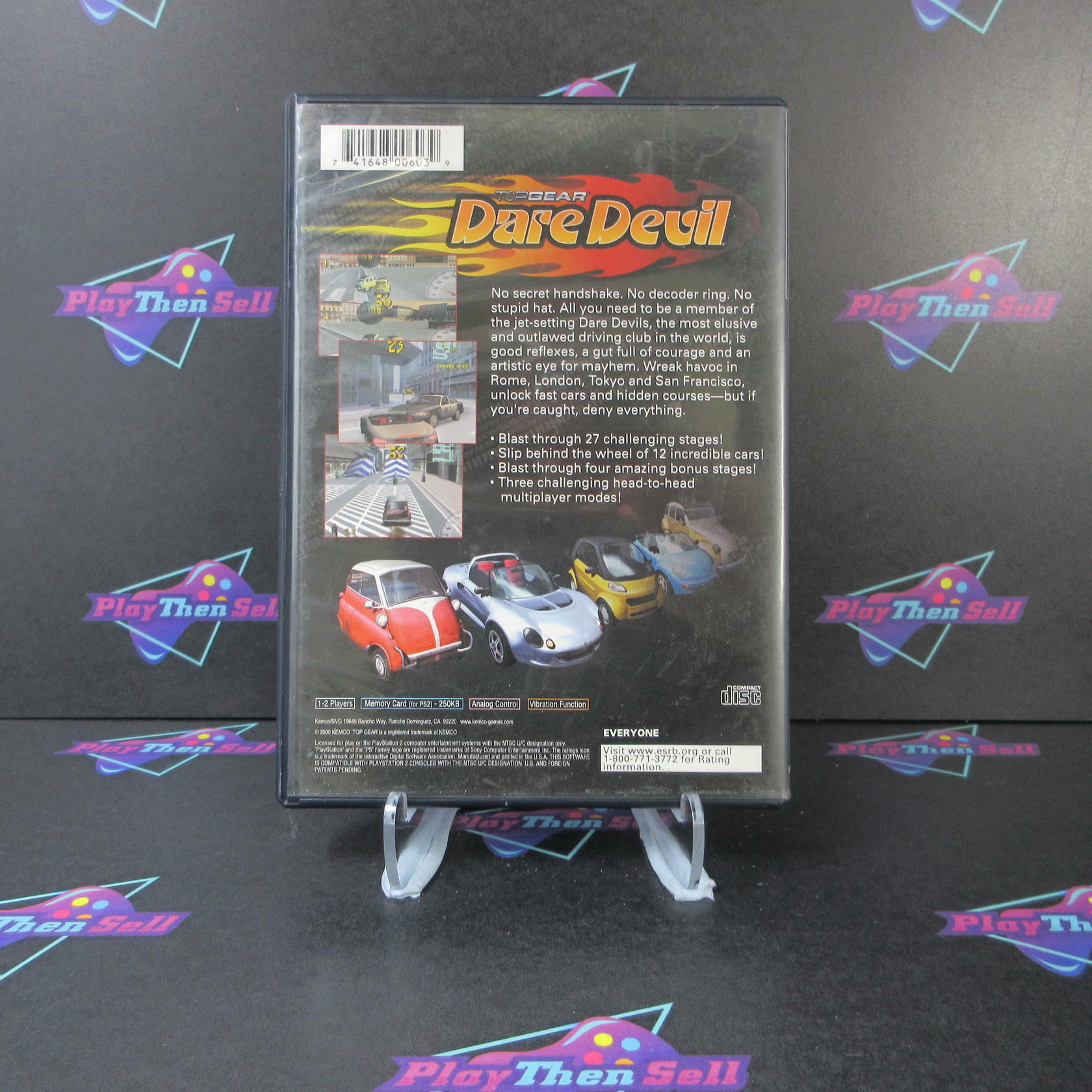 Top Gear Dare Devil PS2 PlayStation 2 WD/DD/NM - Very Good