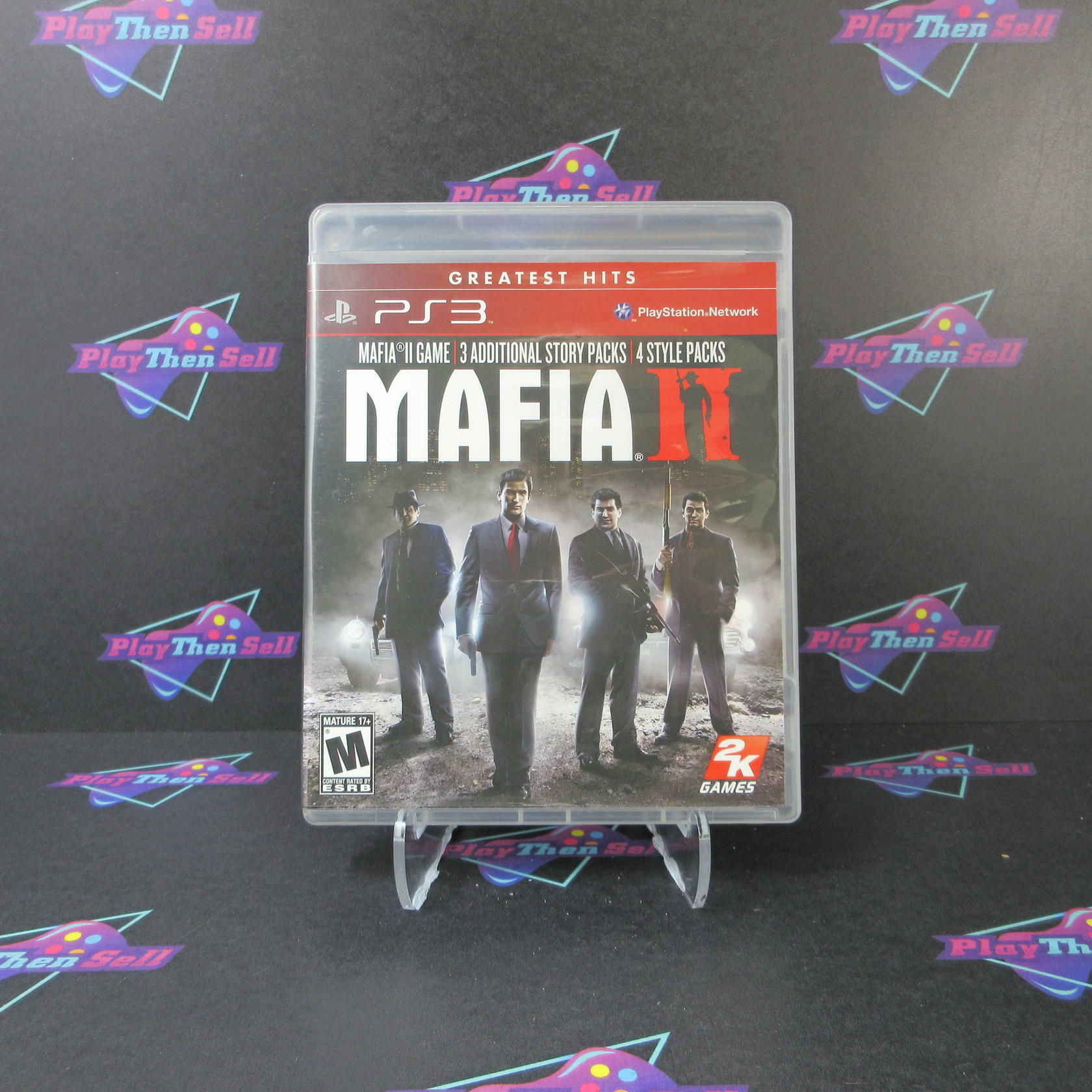 Mafia II 2 PS3 PlayStation 3 GH + Map - Like New