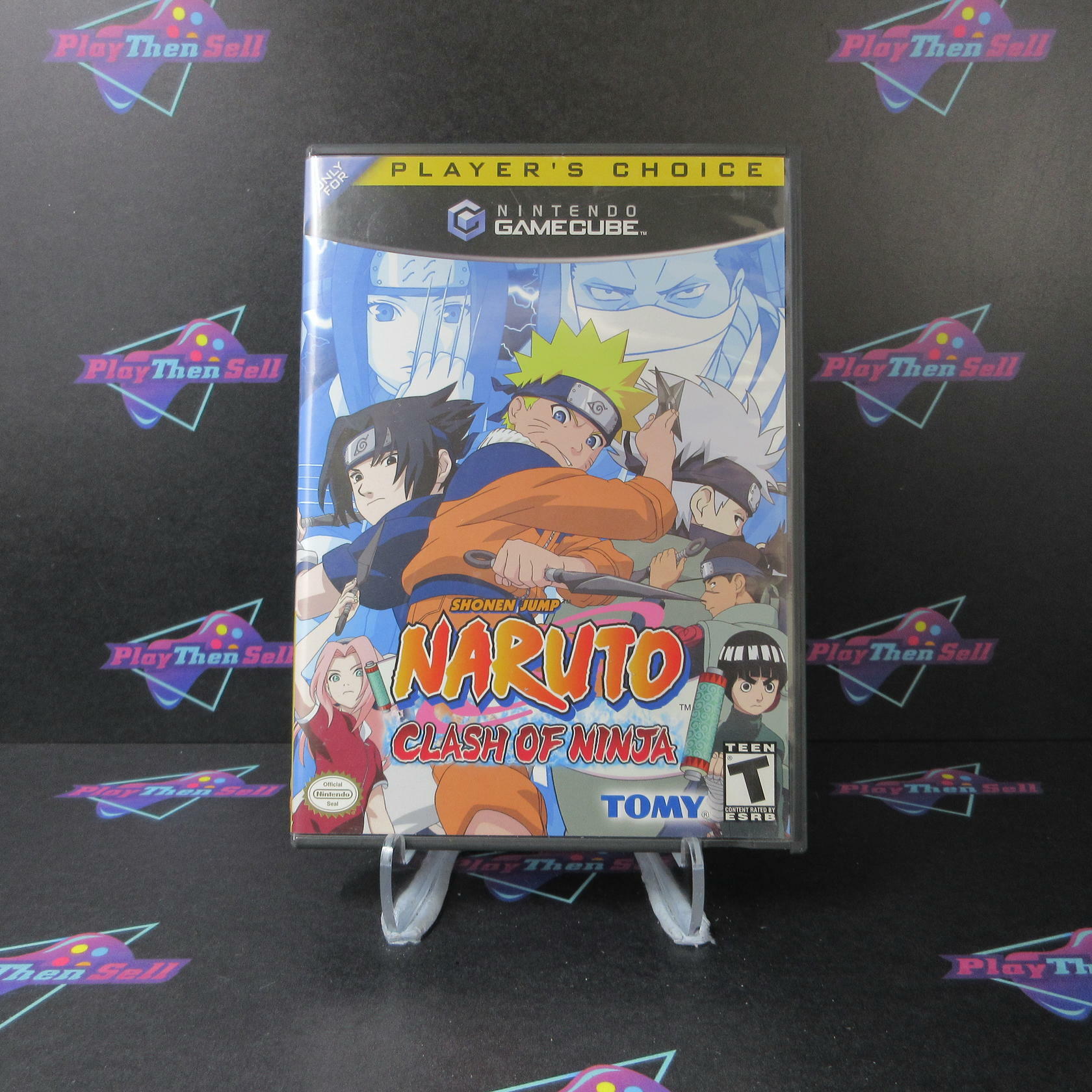 Naruto Clash of Ninja Player's Choice Nintendo Gamecube AD Complete CIB - Very Good