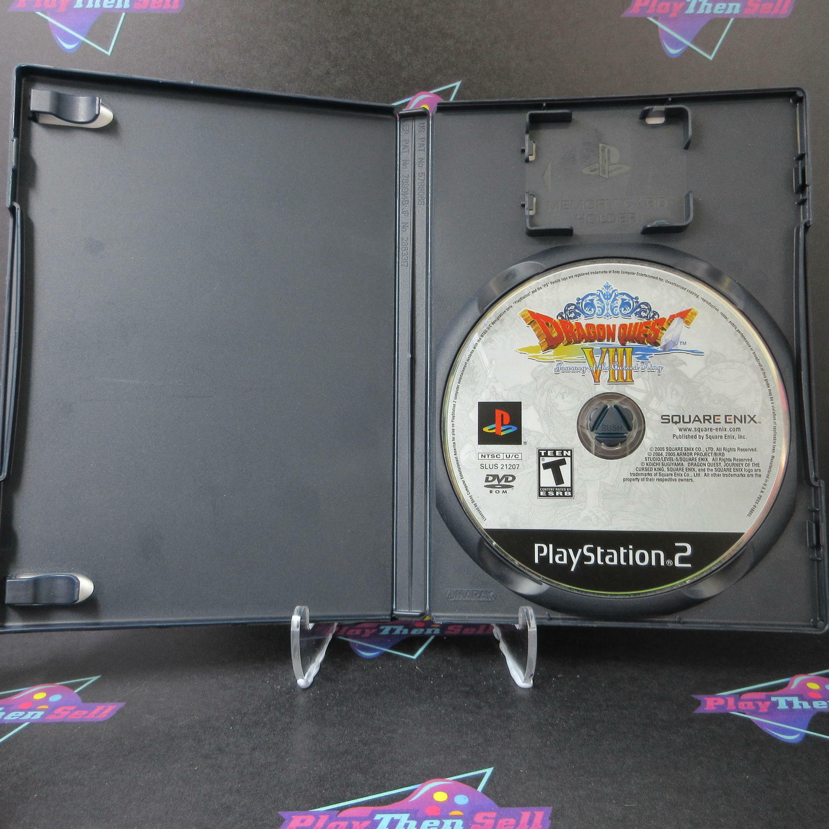 Dragon Quest VIII Journey of the Cursed King - No Demo PS2 PlayStation 2 AD/NM - Very Good