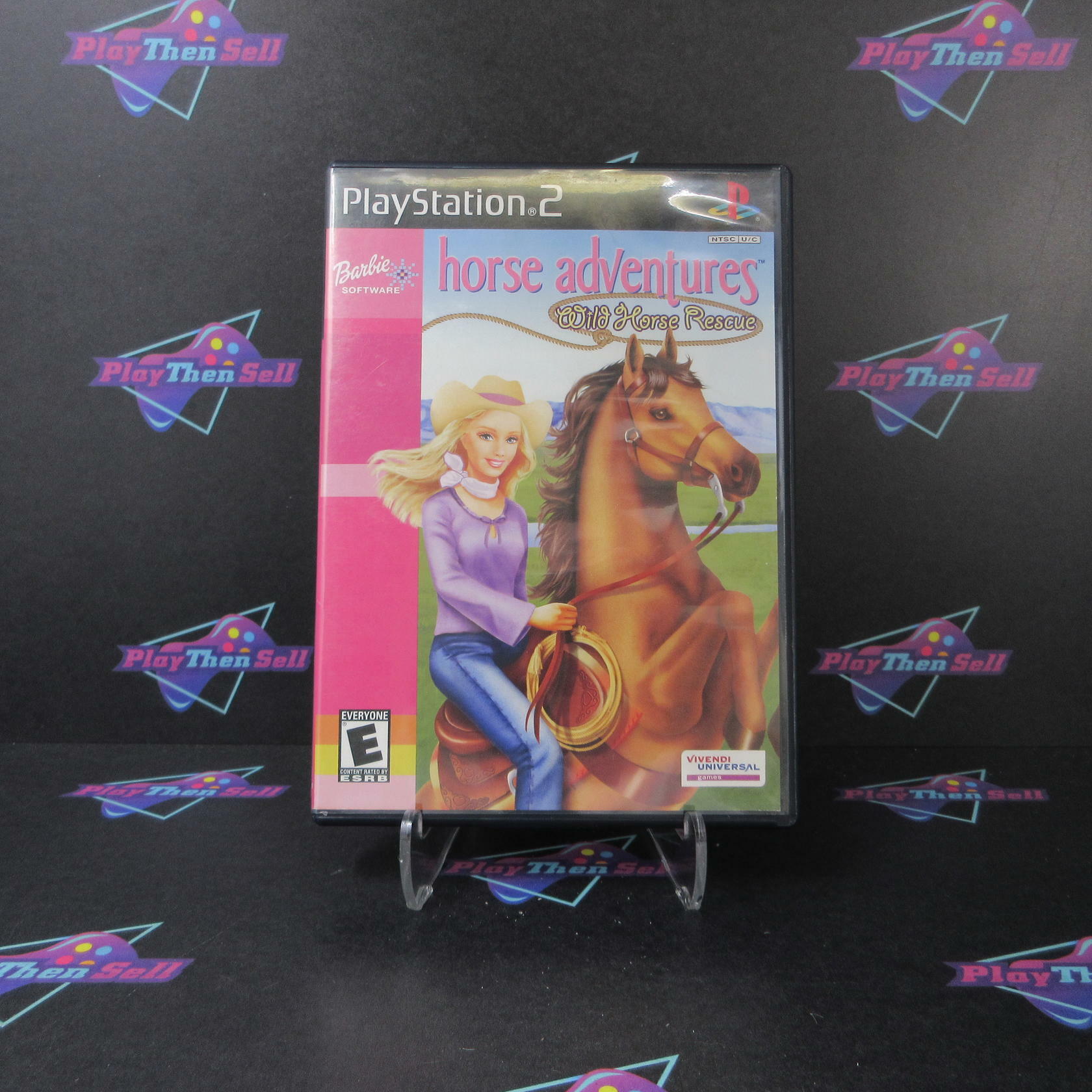 Barbie Horse Adventures Wild Horse Rescue PS2 PlayStation 2 AD/NM - Very Good