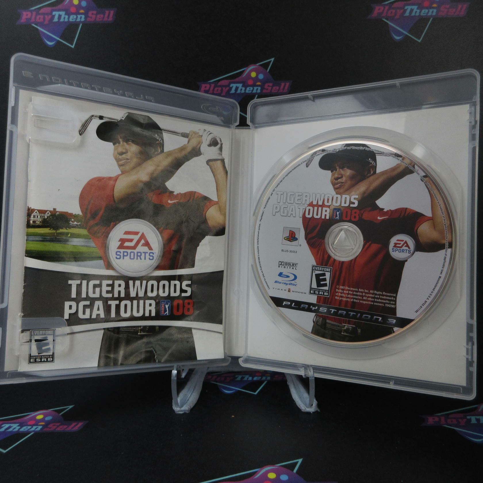 Tiger Woods PGA Tour 08 PS3 PlayStation 3 MD Complete CIB - Very Good