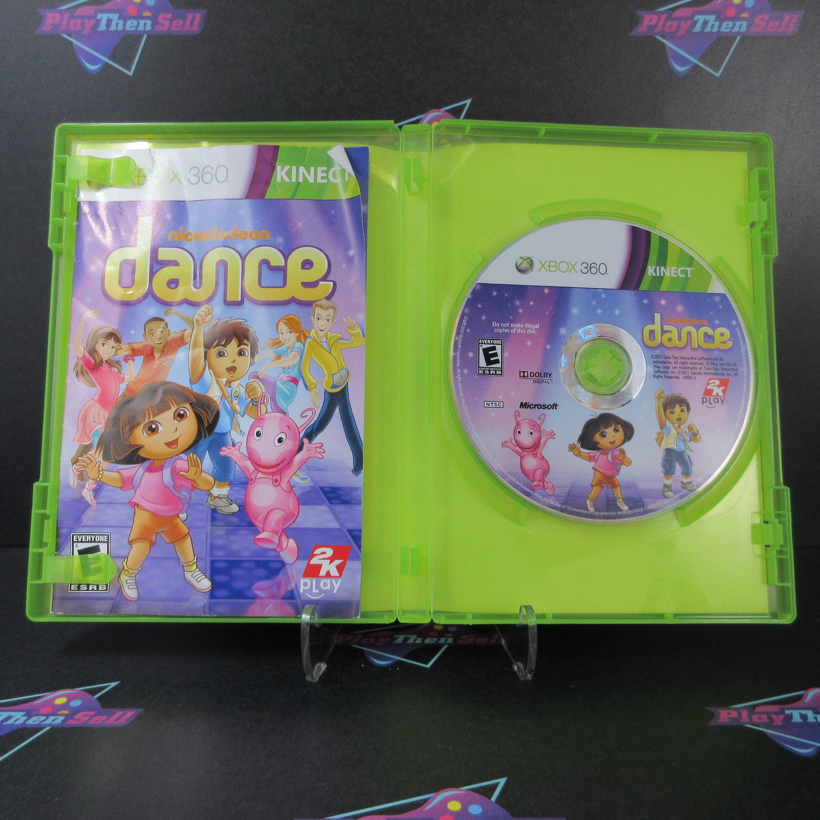 Nickelodeon Dance Xbox 360 MD Complete CIB - Very Good