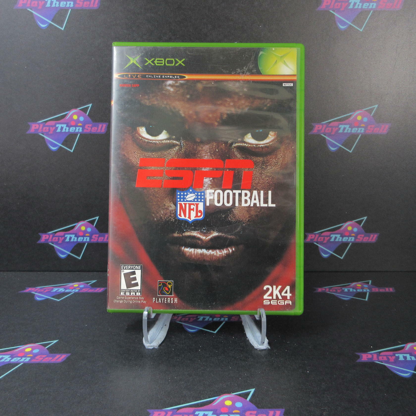 ESPN NFL Football Xbox AD Complete CIB - Very Good