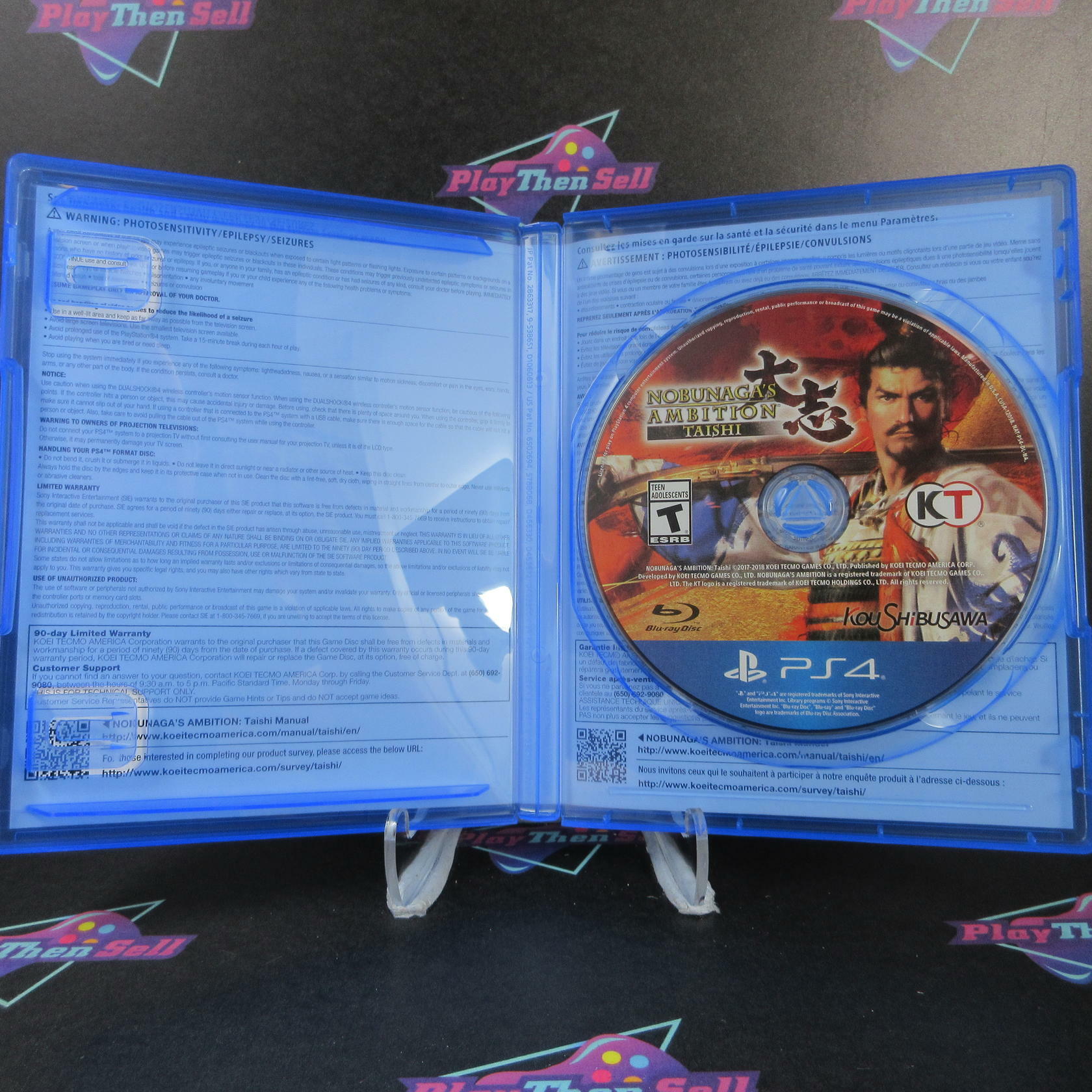 Nobunaga's Ambition Taishi PS4 PlayStation 4 - Like New