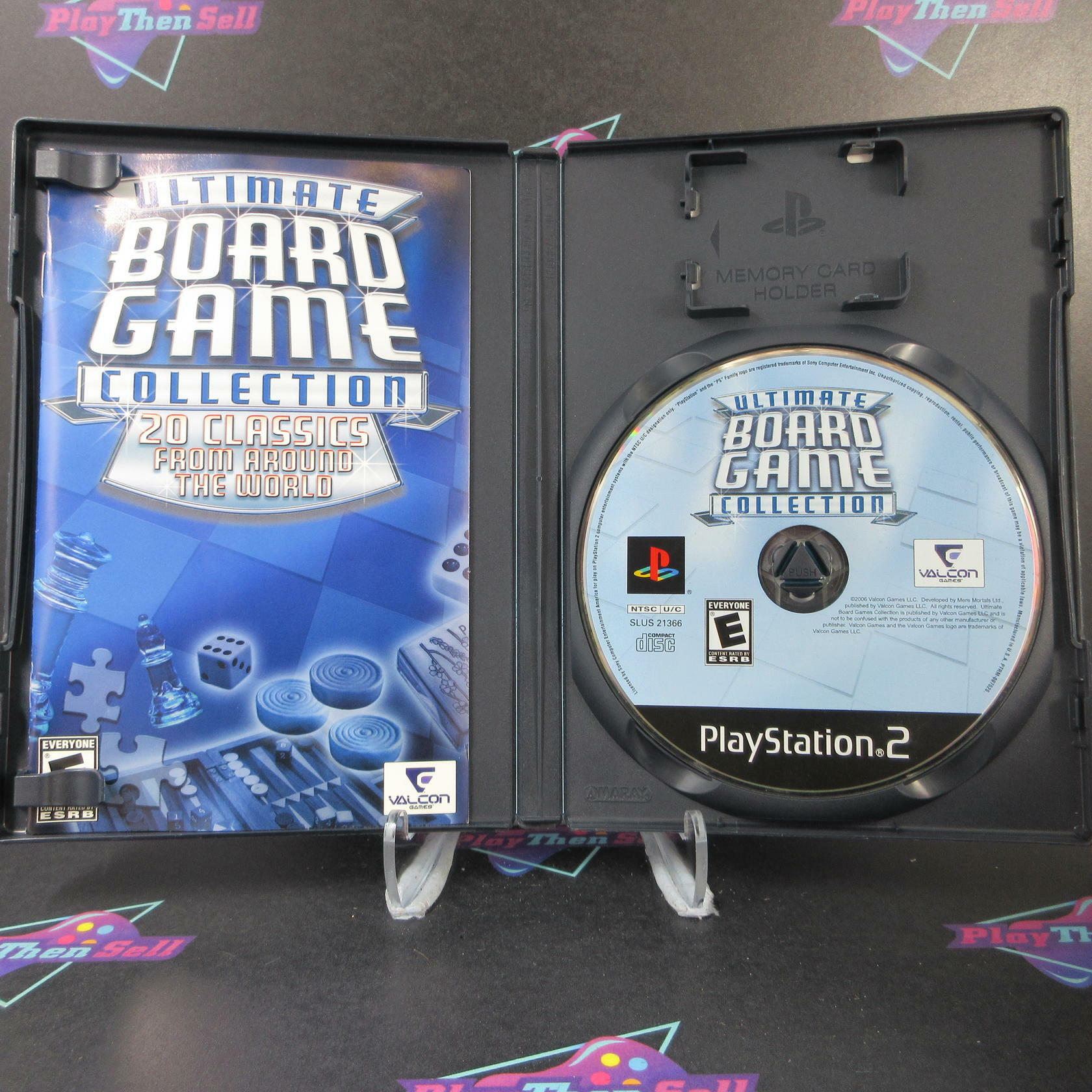 Ultimate Board Game Collection PS2 PlayStation 2 AD Complete CIB - Very Good