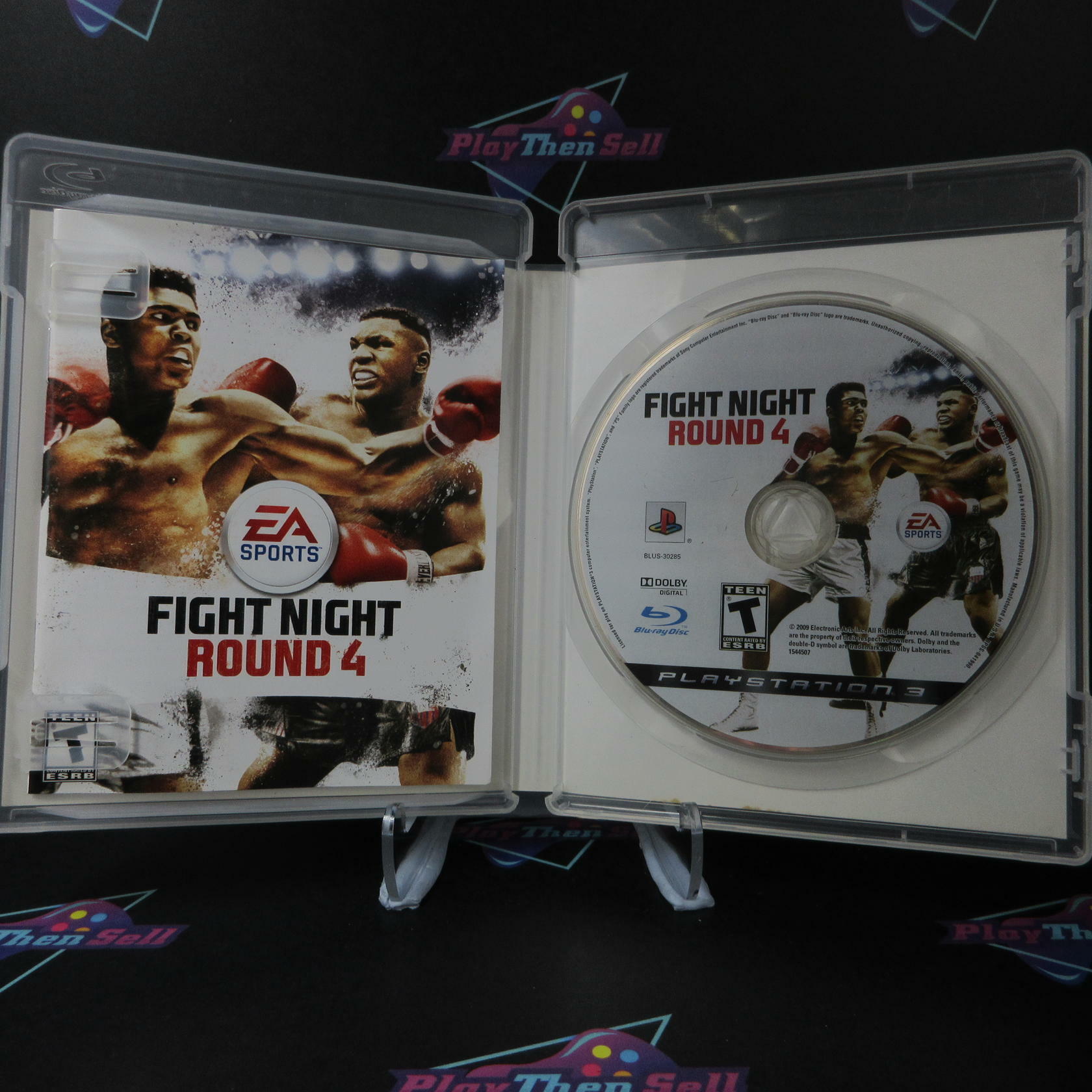 Fight Night Round 4 PS3 PlayStation 3 AD Complete CIB - Very Good