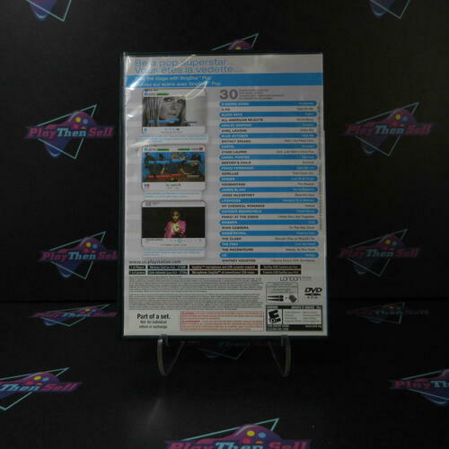 SingStar Pop PS2 PlayStation 2 + Reg Card - Like New