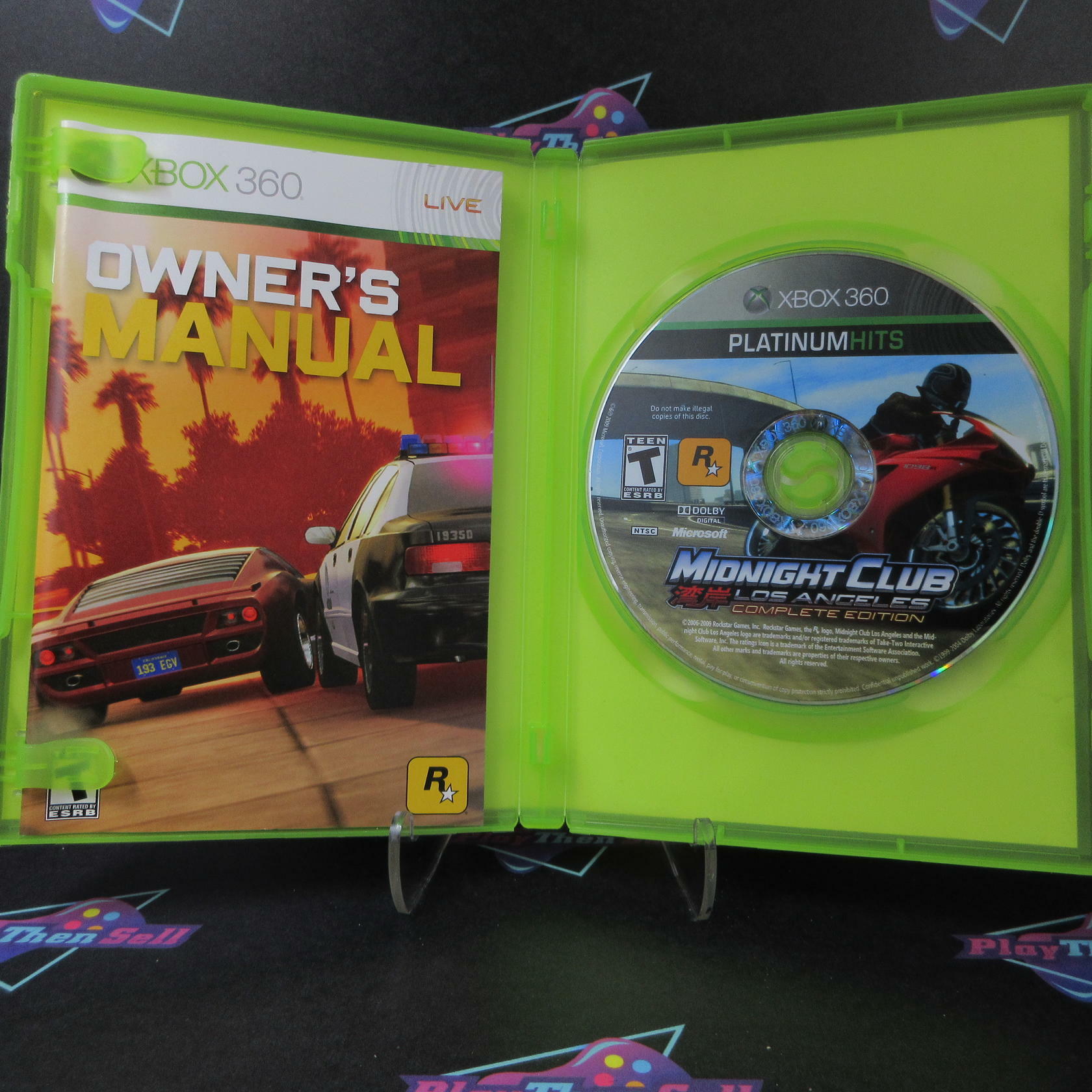 Midnight Club Platinum Hits Xbox 360 AD Complete CIB - Very Good