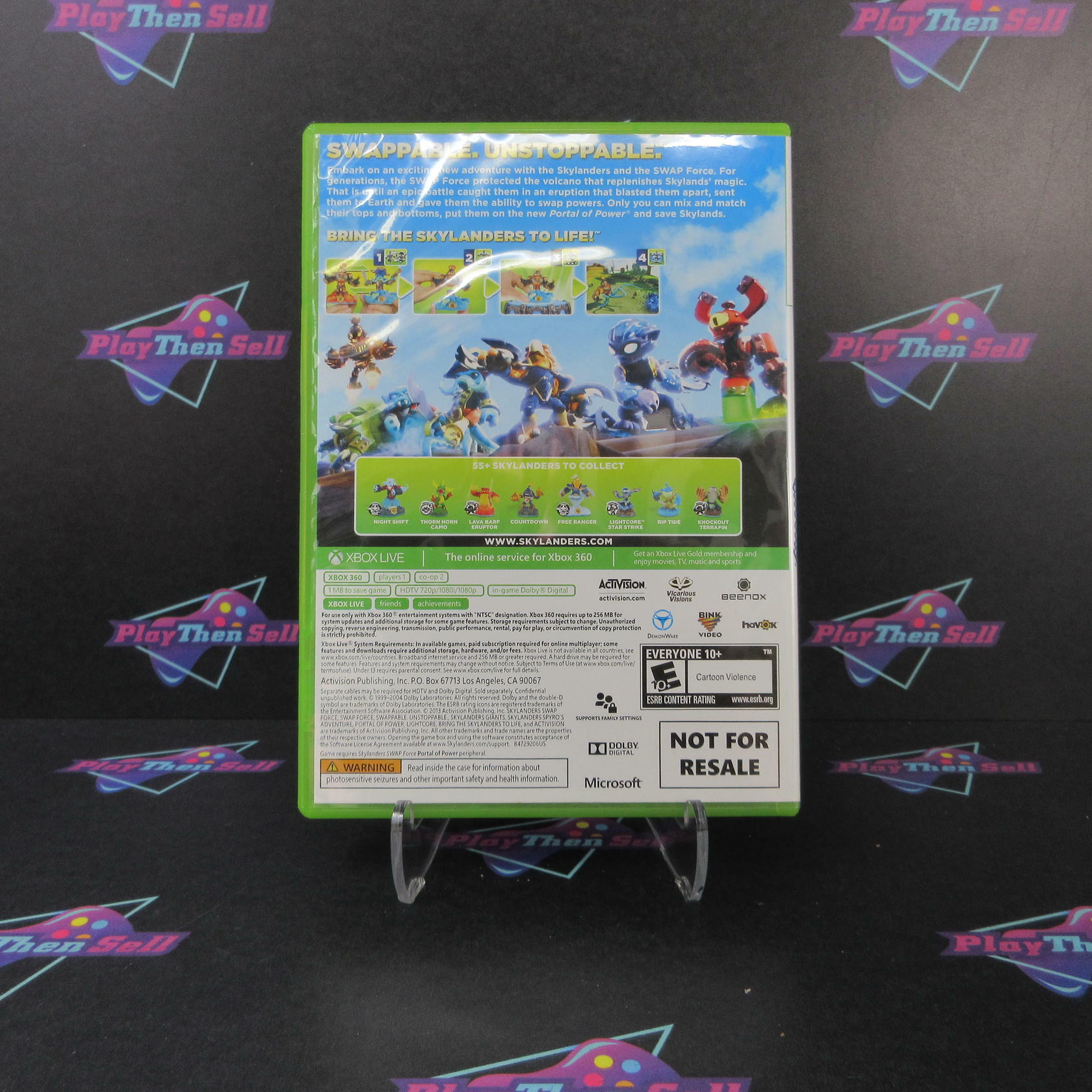 Skylanders Swap Force Xbox 360 AD Complete CIB - Very Good