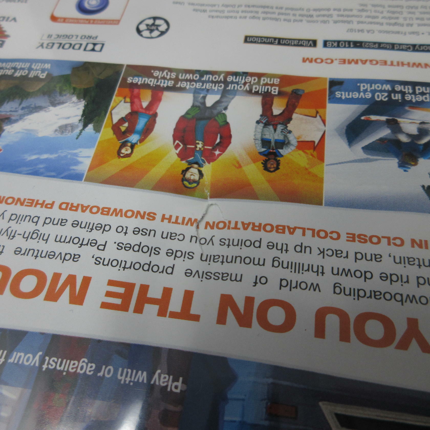 Shaun White Snowboarding PS2 PlayStation 2 AD Complete CIB - Very Good