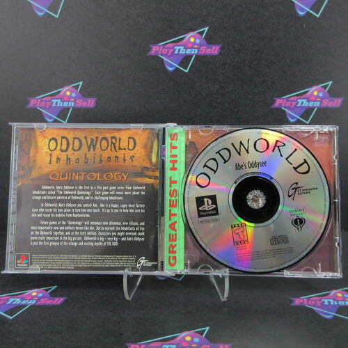 Oddworld Abe's Oddysee GH PS1 PlayStation 1 - Like New