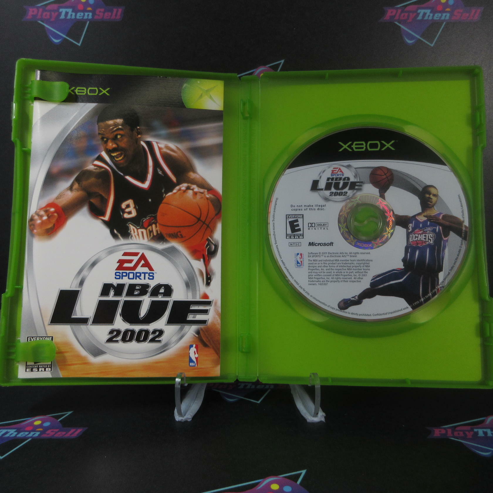 NBA Live 2002 Xbox + Reg Card - Like New