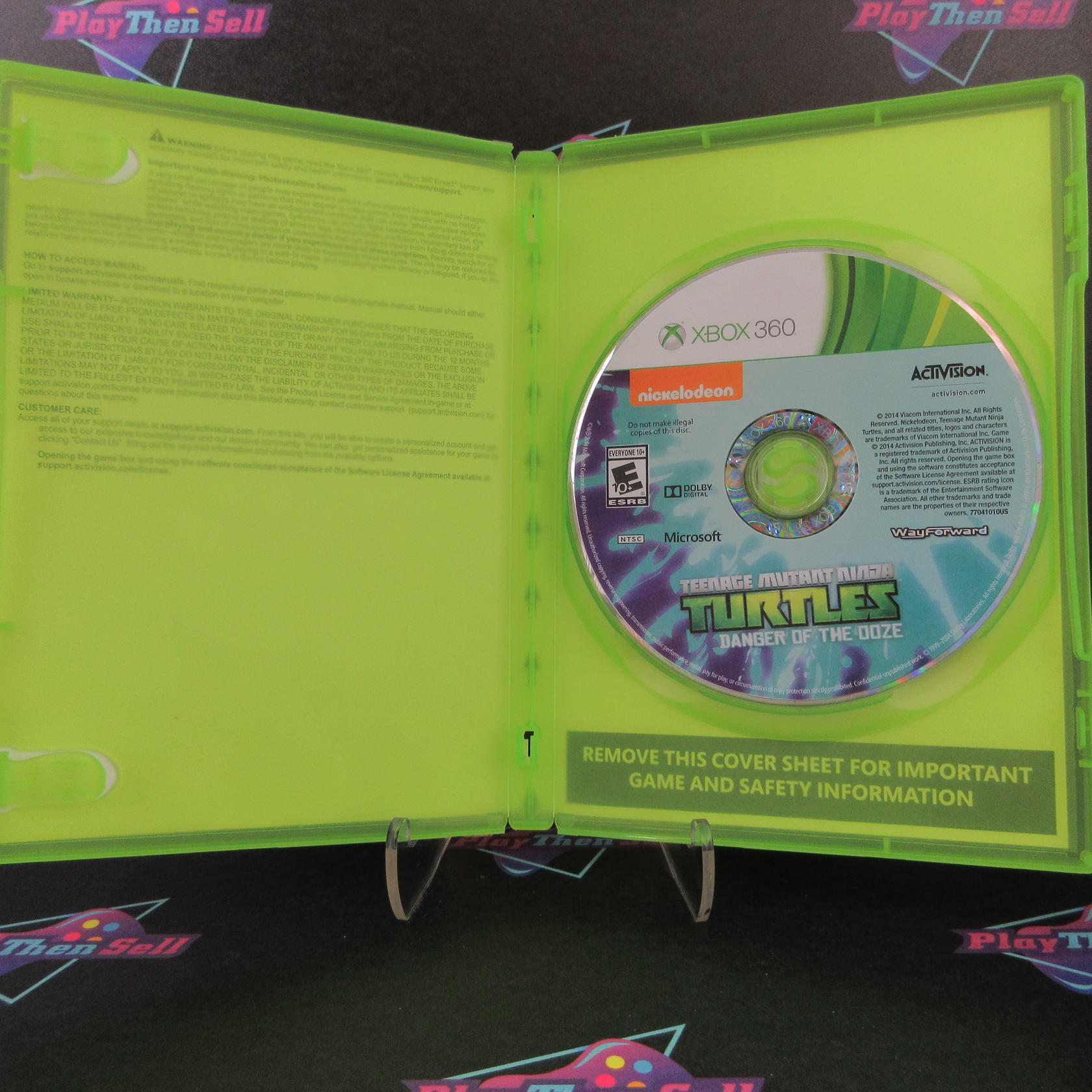 Teenage Mutant Ninja Turtles Danger of the Ooze Xbox 360 - Like New