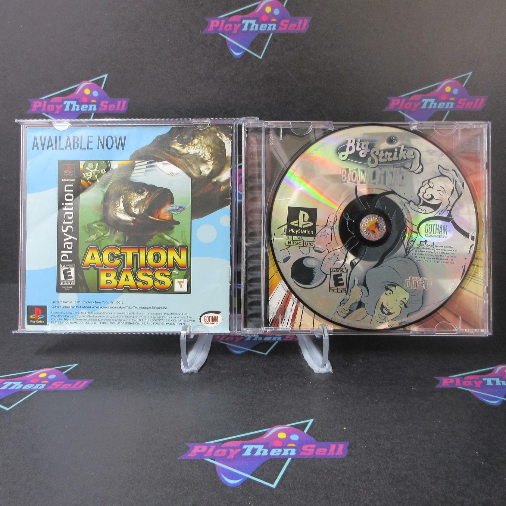 Big Strike Bowling + Reg Card PS1 PlayStation 1 AD Complete CIB - Very Good