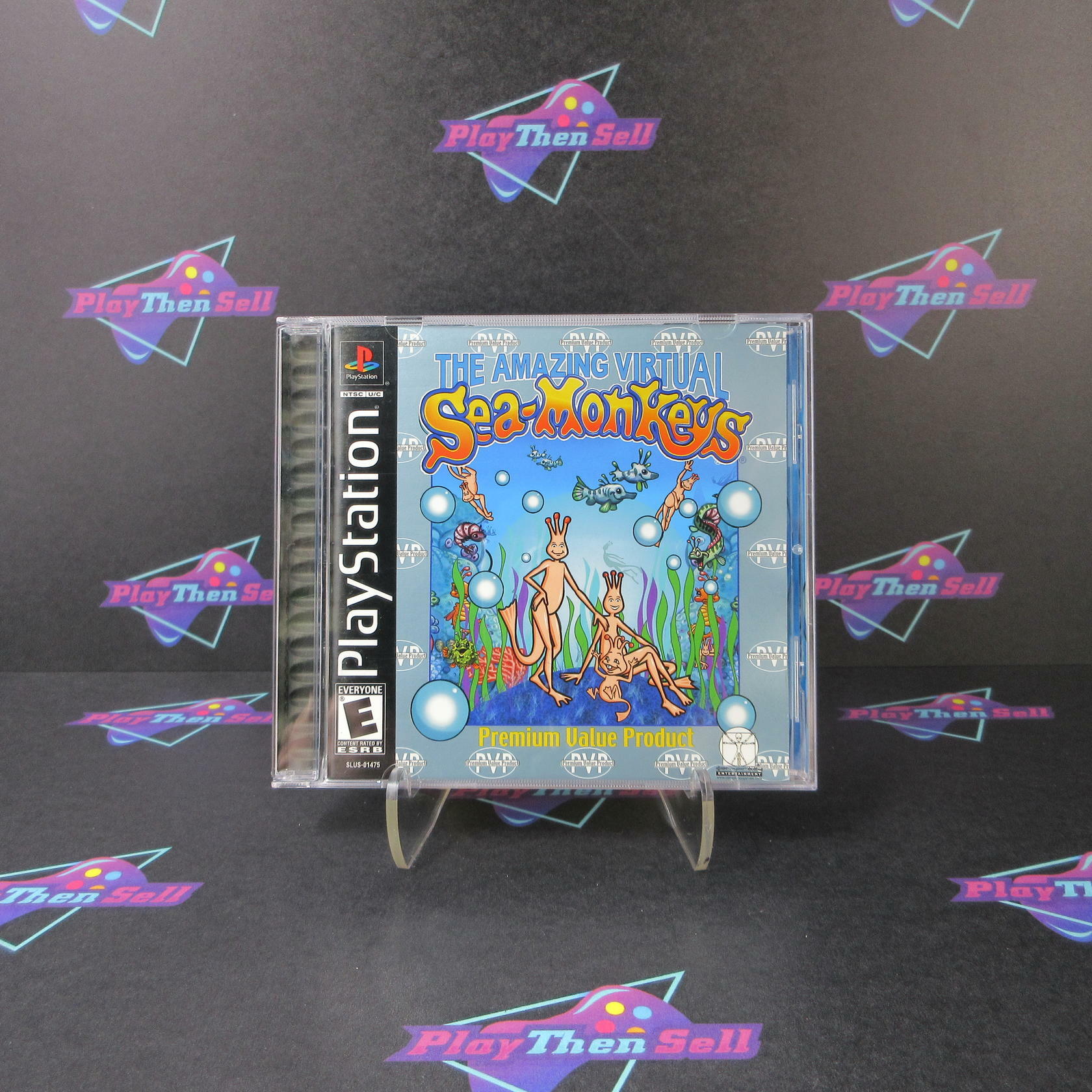 The Amazing Virtual Sea Monkeys PS1 PlayStation 1 - Like New