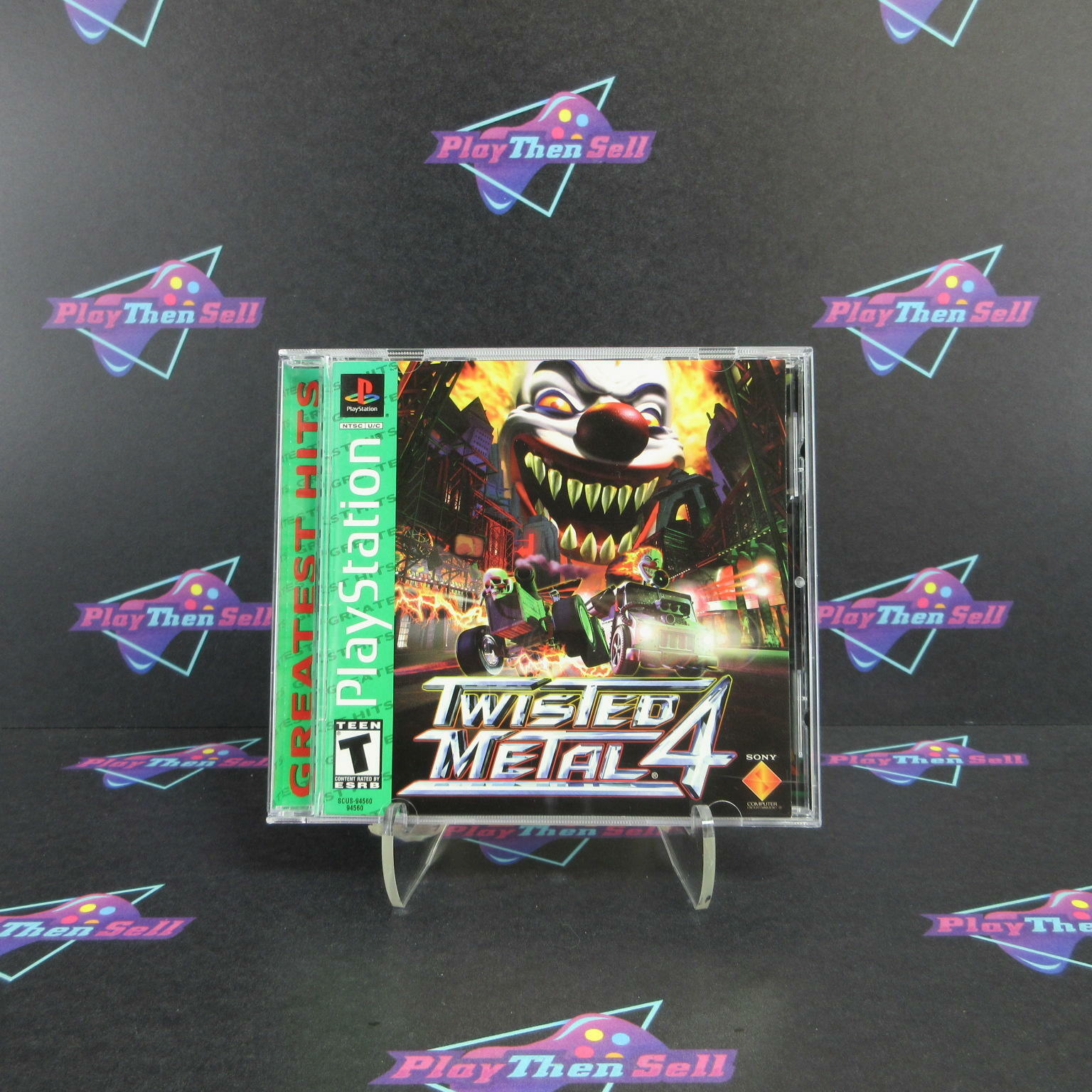 Twisted Metal 4 PS1 PlayStation 1 GH - Like New