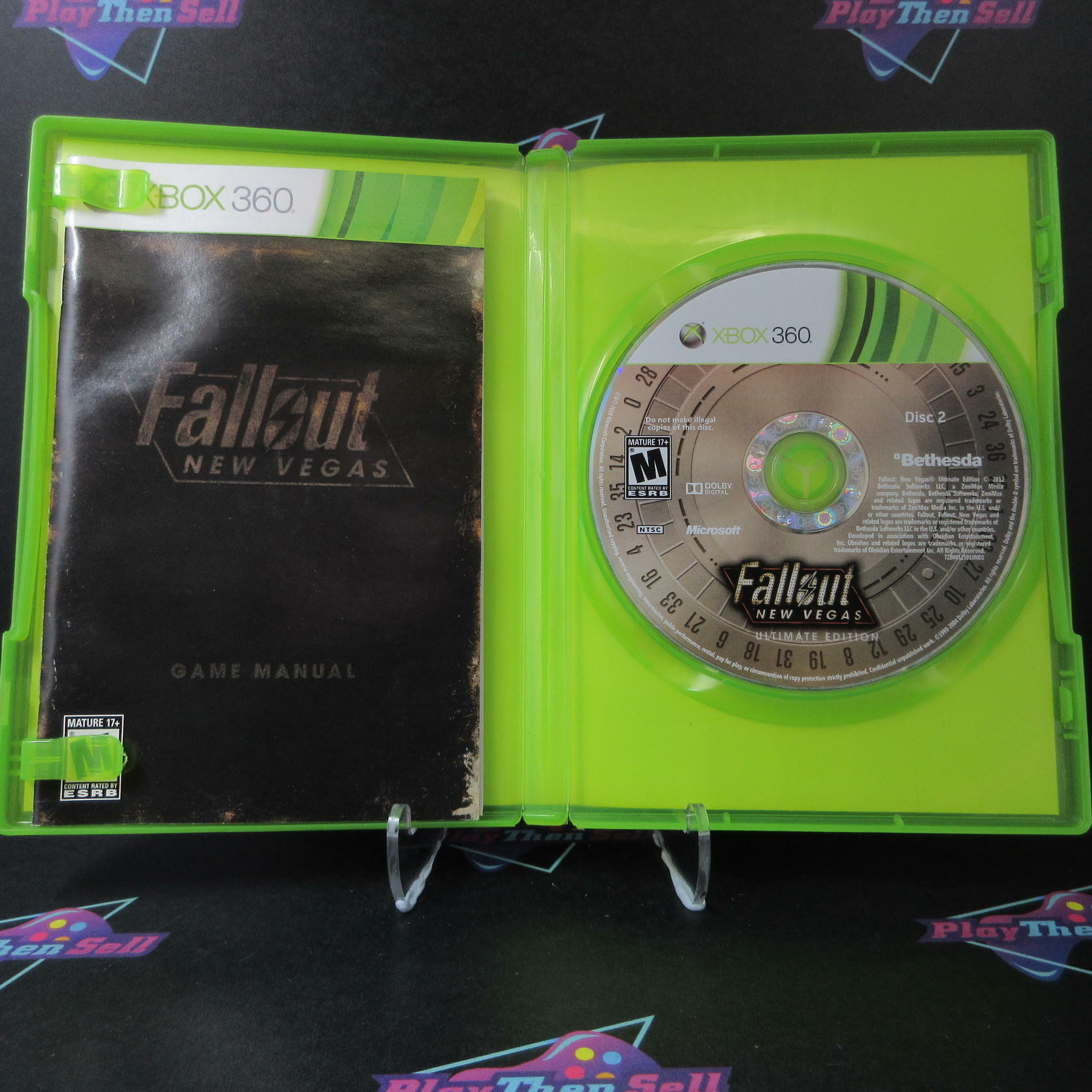 Fallout New Vegas Ultimate Edition Xbox 360 AD Complete CIB - Very Good