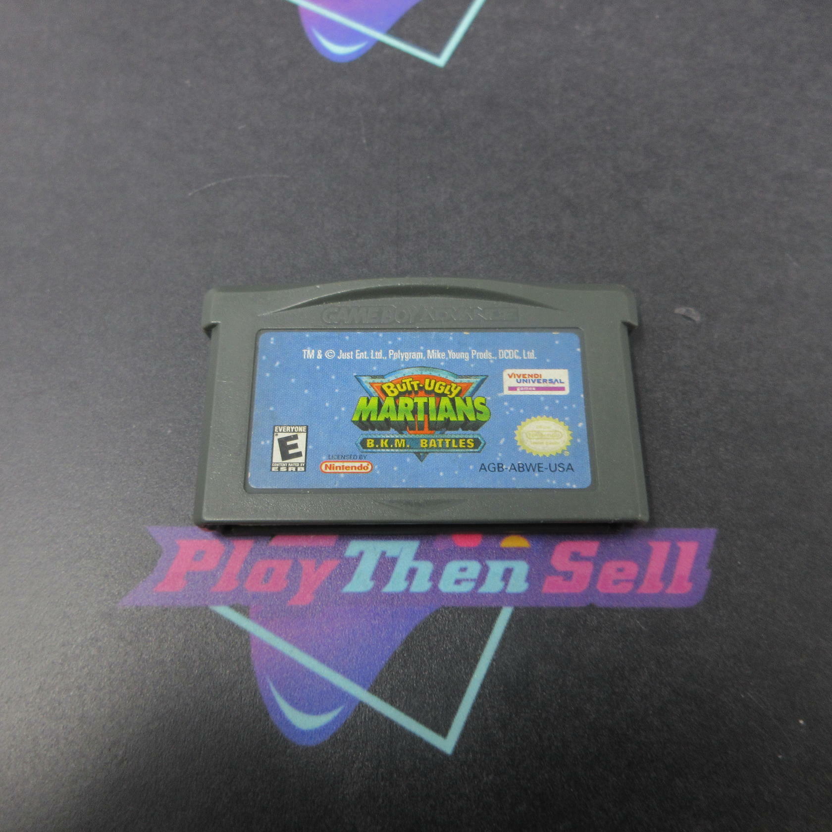 Butt Ugly Martians B.K.M. Battles Gameboy Advance Cart Only - Very Good