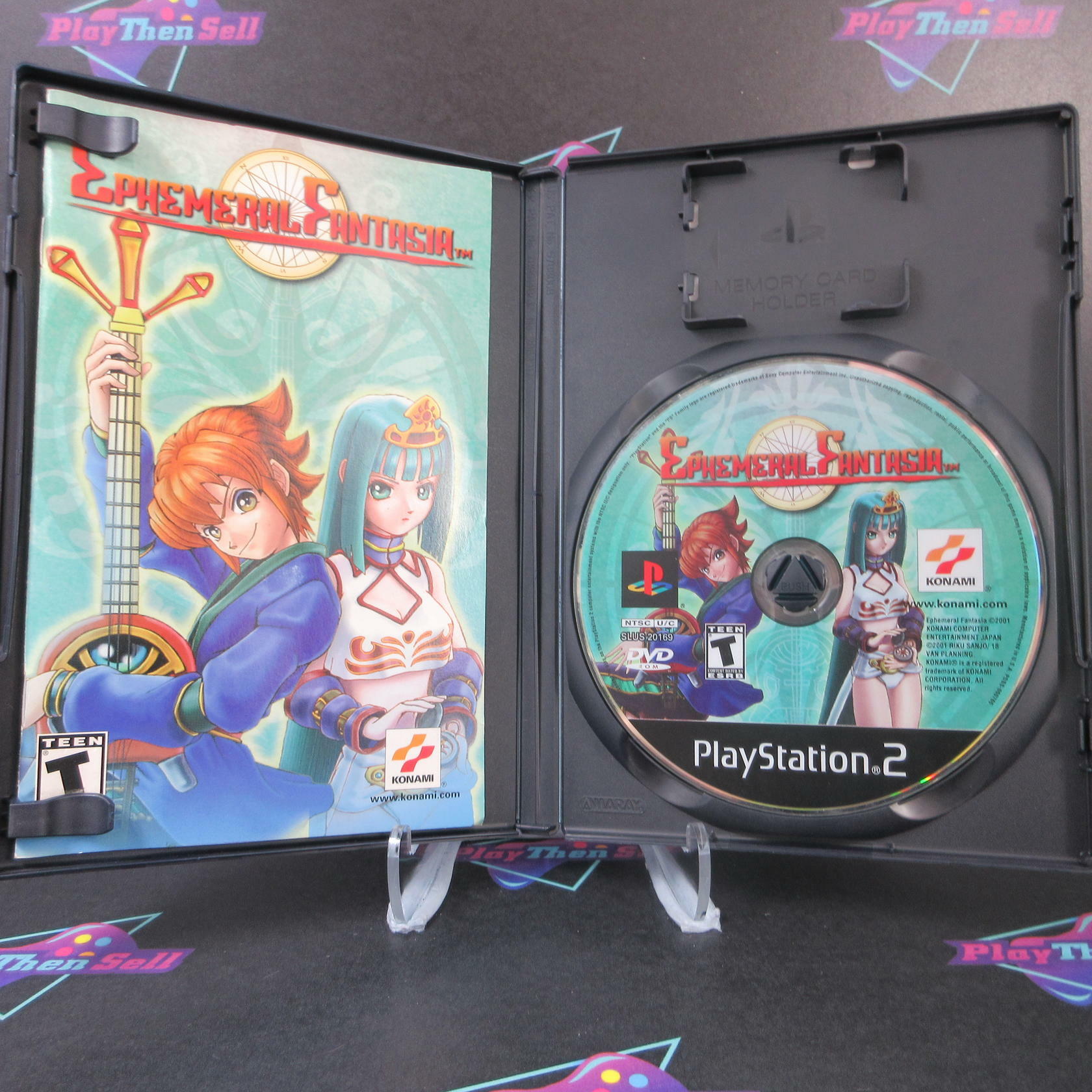 Ephemeral Fantasia + Reg Card PS2 PlayStation 2 AD Complete CIB - Very Good