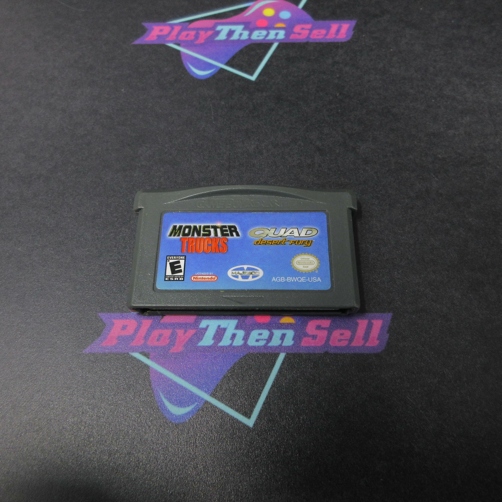 Monster Trucks / Quad Desert Fury Double Pack Gameboy Advance Cart Only - Very Good