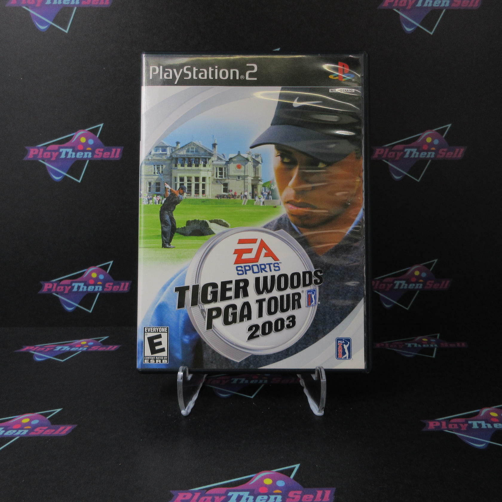 Tiger Woods PGA Tour 2003 PS2 PlayStation 2 MD Complete CIB - Very Good