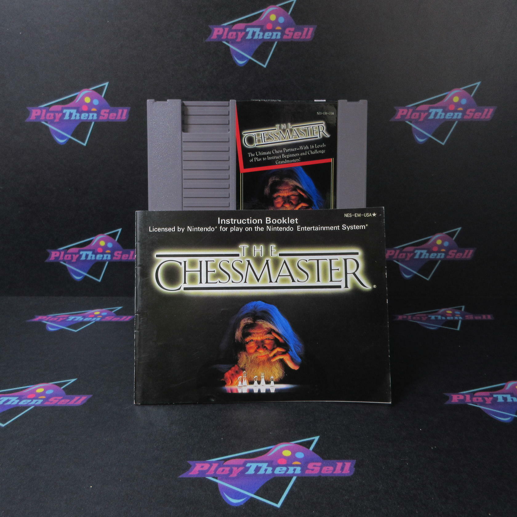 The Chessmaster - Nintendo NES Cart + Manual Authentic / Tested - Very Good