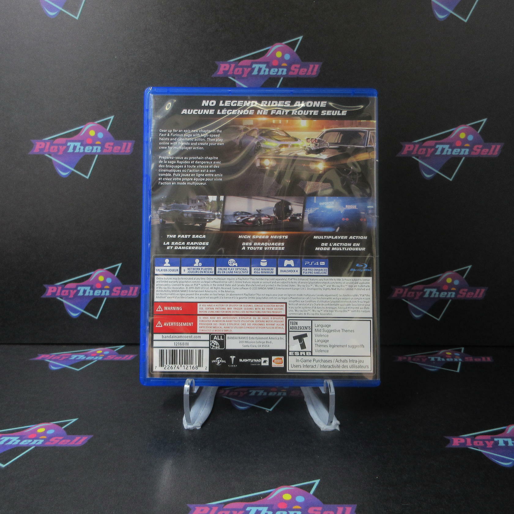 Fast & Furious Crossroads PS4 PlayStation 4 AD Complete CIB - Very Good