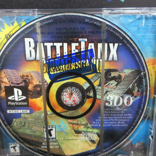 BattleTanx Global Assault + Reg Card PS1 PlayStation 1 MD Complete - Very Good