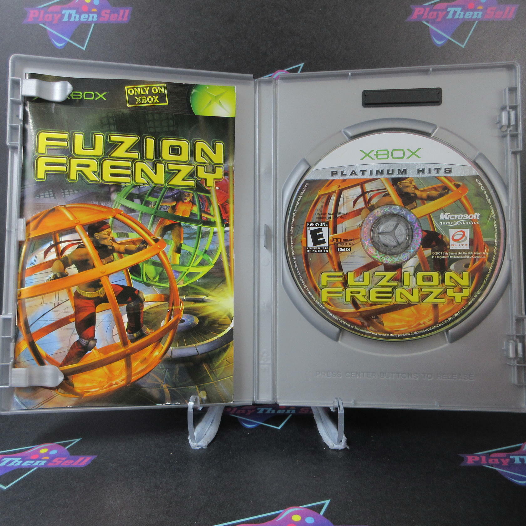 Fuzion Frenzy PH Xbox AD Complete CIB - Very Good