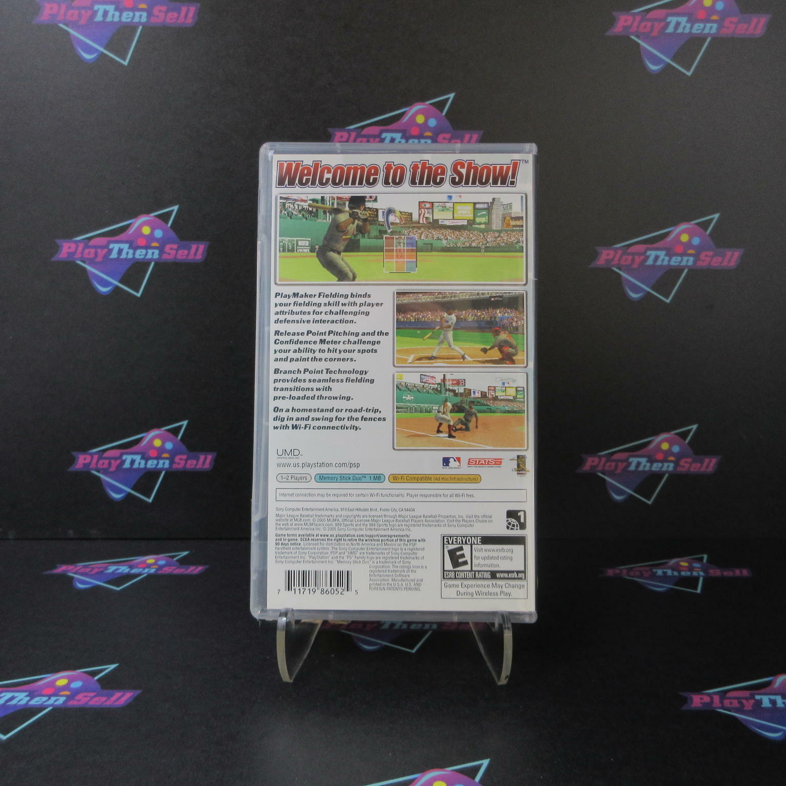 MLB 2005 Sony PSP + Reg Card - Like New