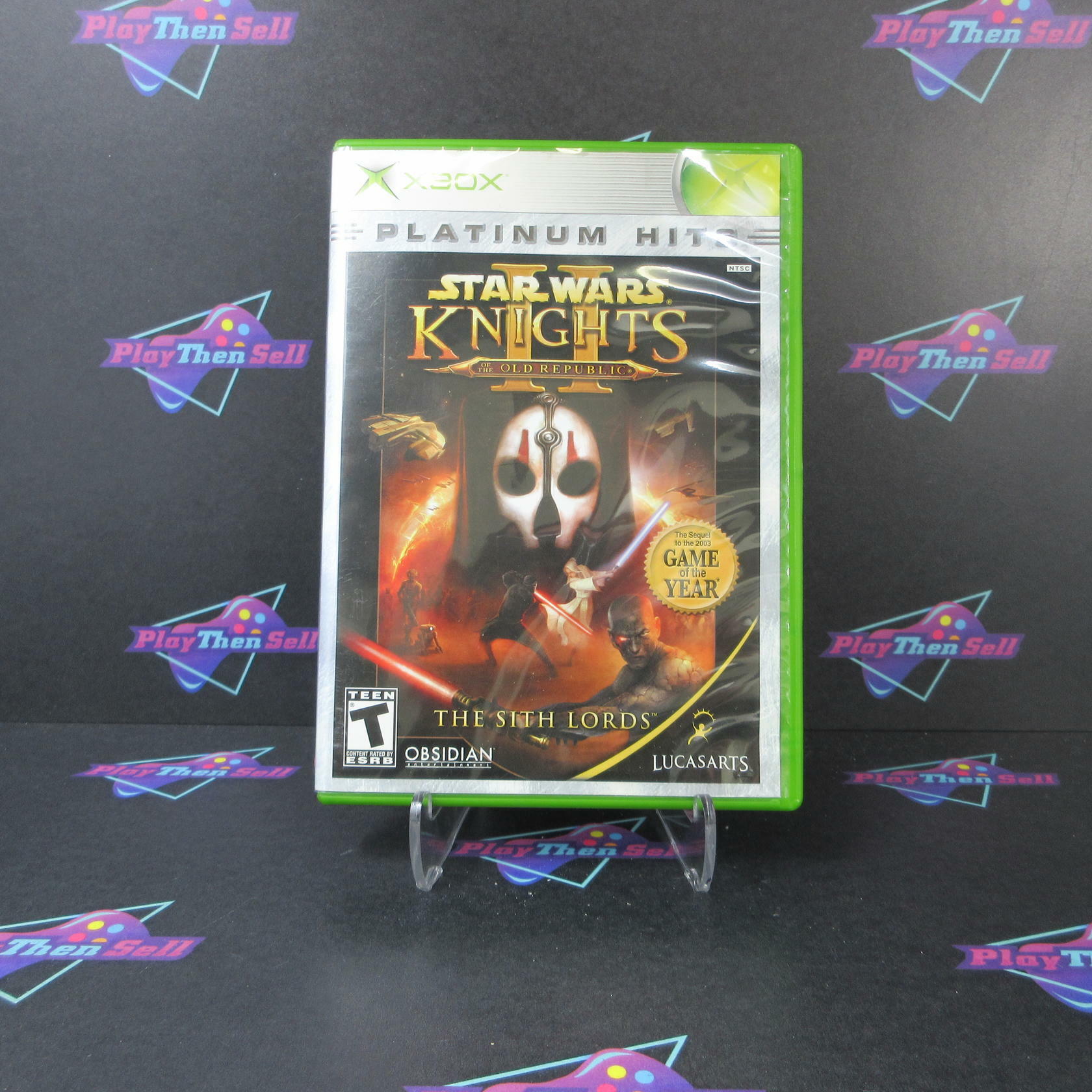 Star Wars Knights of the Old Republic II The Sith Lords PH Xbox AD/MD/DD CIB - Very Good