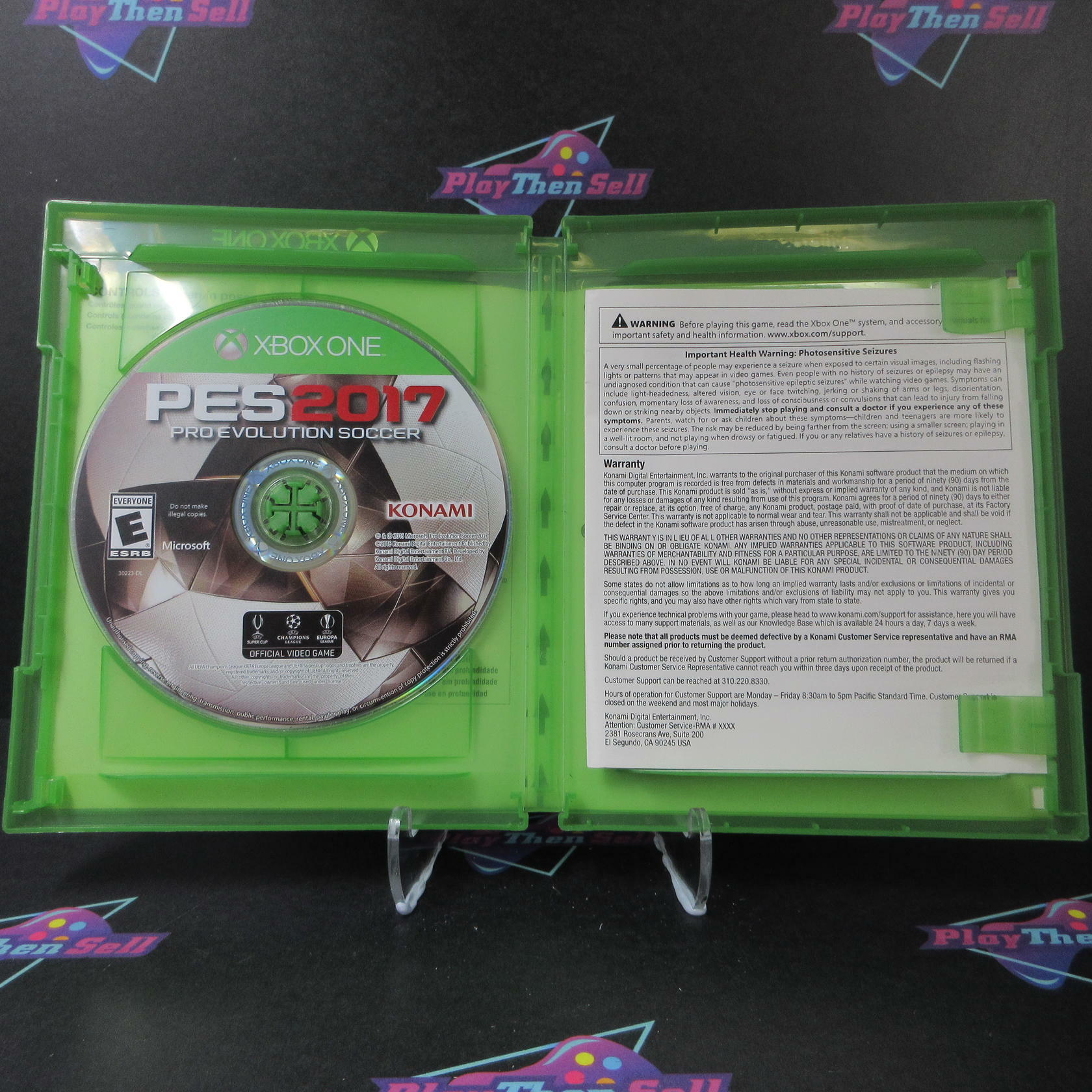Pro Evolution Soccer 2017 Xbox One AD Complete CIB - Very Good