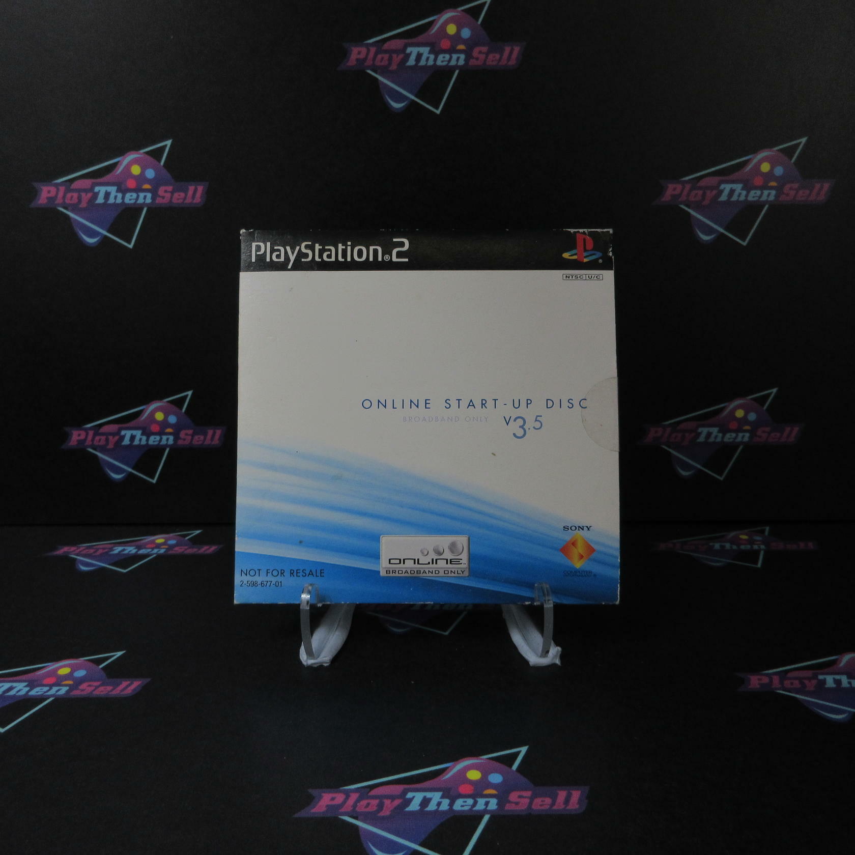 PlayStation 2 Online Start Up Disc V 3.5 PS2 AD - Very Good