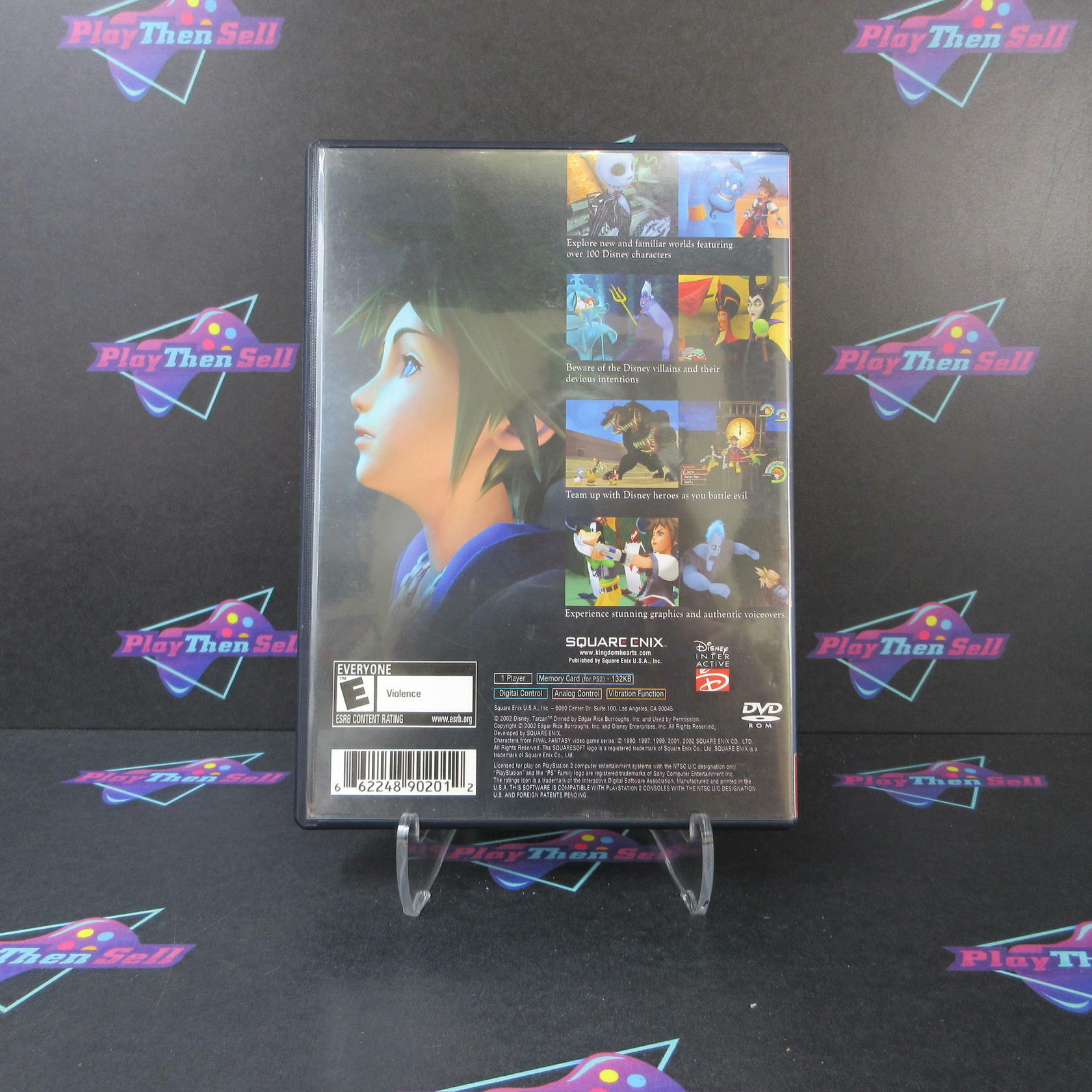 Kingdom Hearts Greatest Hits PS2 DD Complete CIB - Very Good
