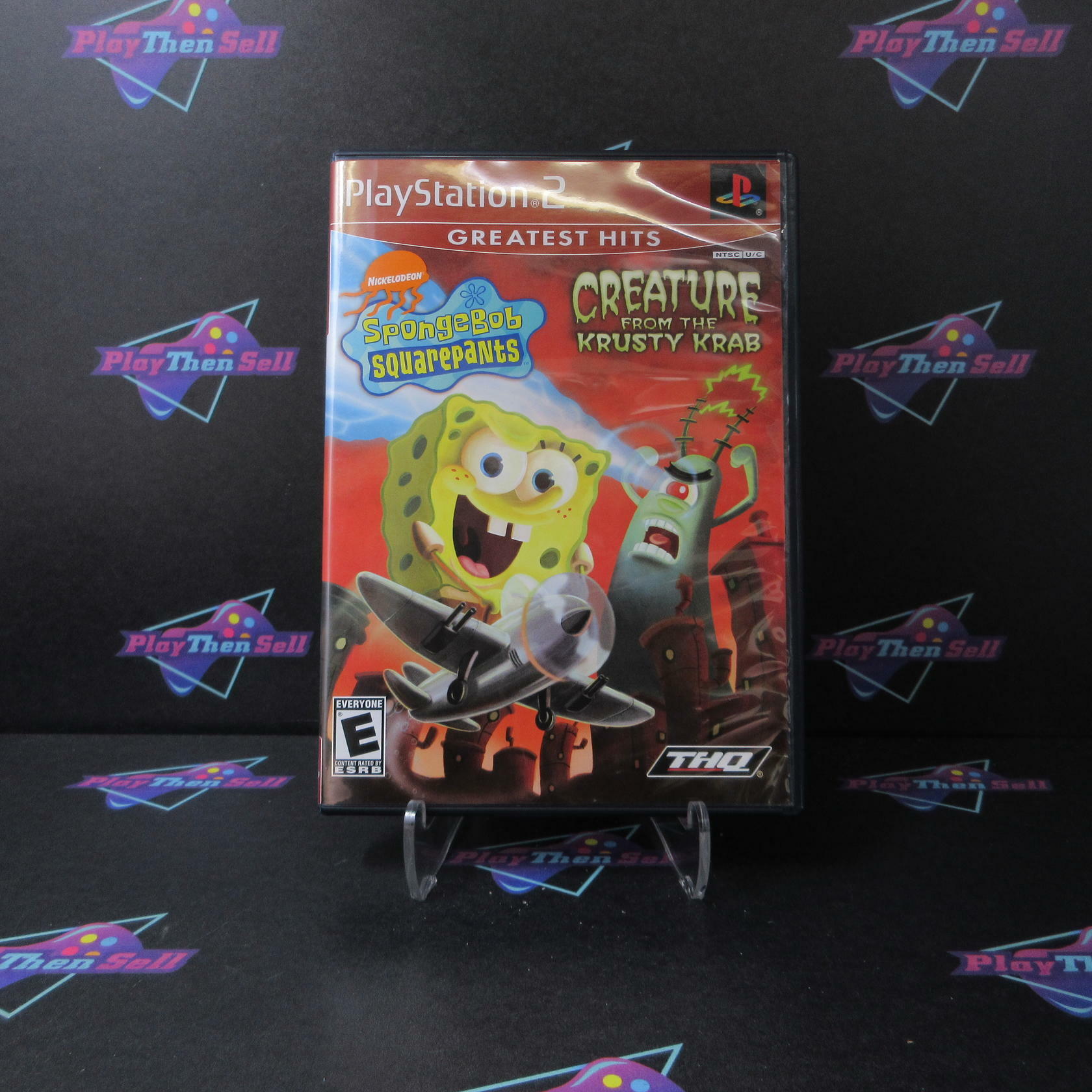 Spongebob Creature from the Krusty Krab PS2 PlayStation 2 GH - Like New