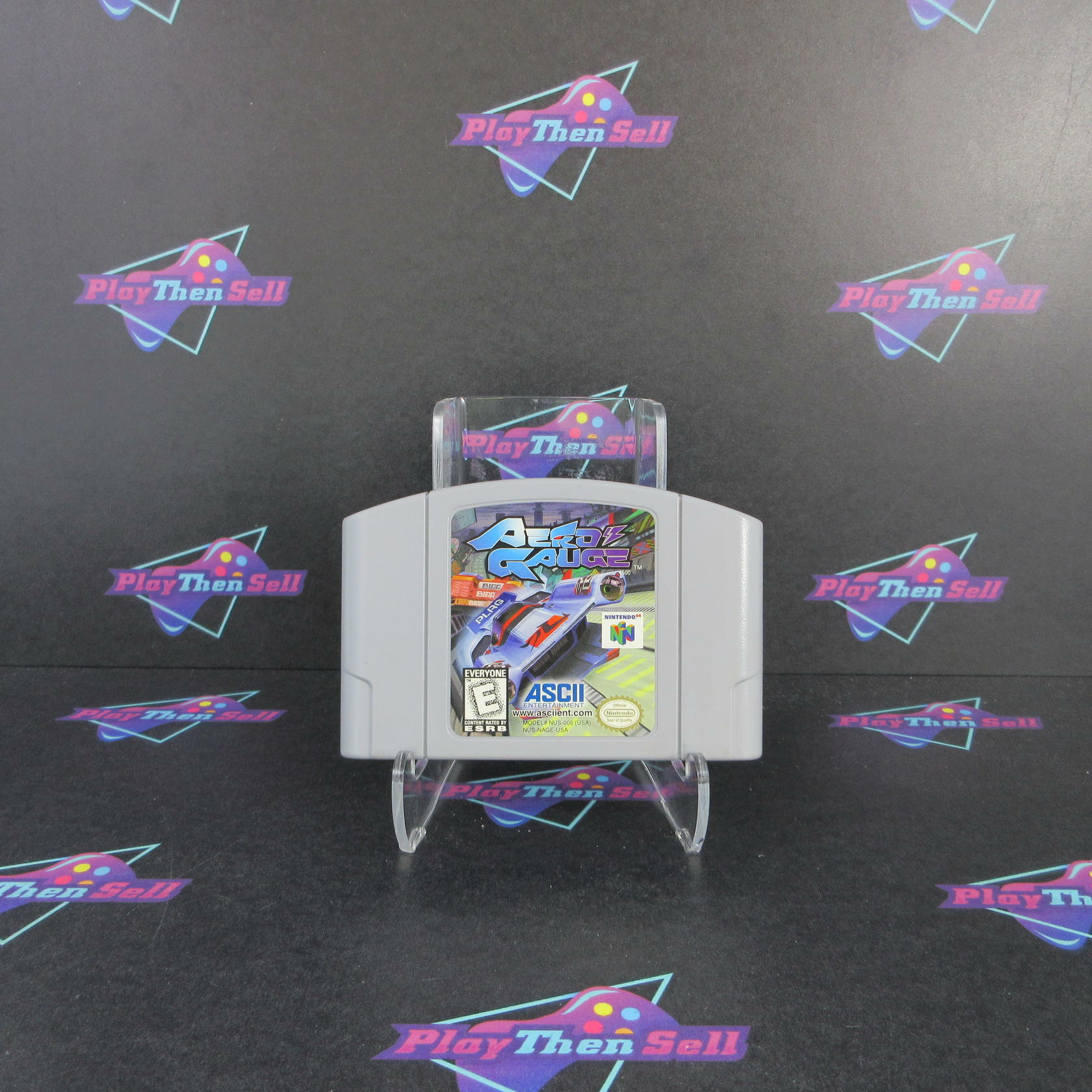 Aero Gauge - Nintendo 64 N64 AD Cart Only Authentic / Tested - Very Good