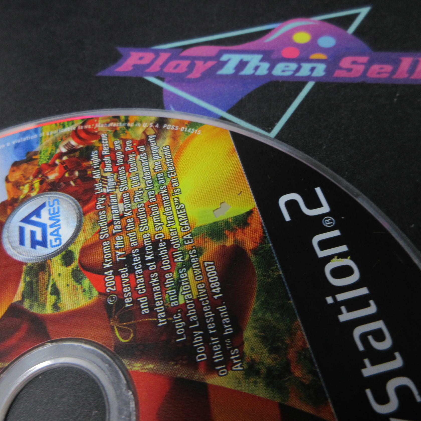 Ty the Tasmanian Tiger 2 Bush Rescue PS2 PlayStation 2 AD/DD/NM - Very Good