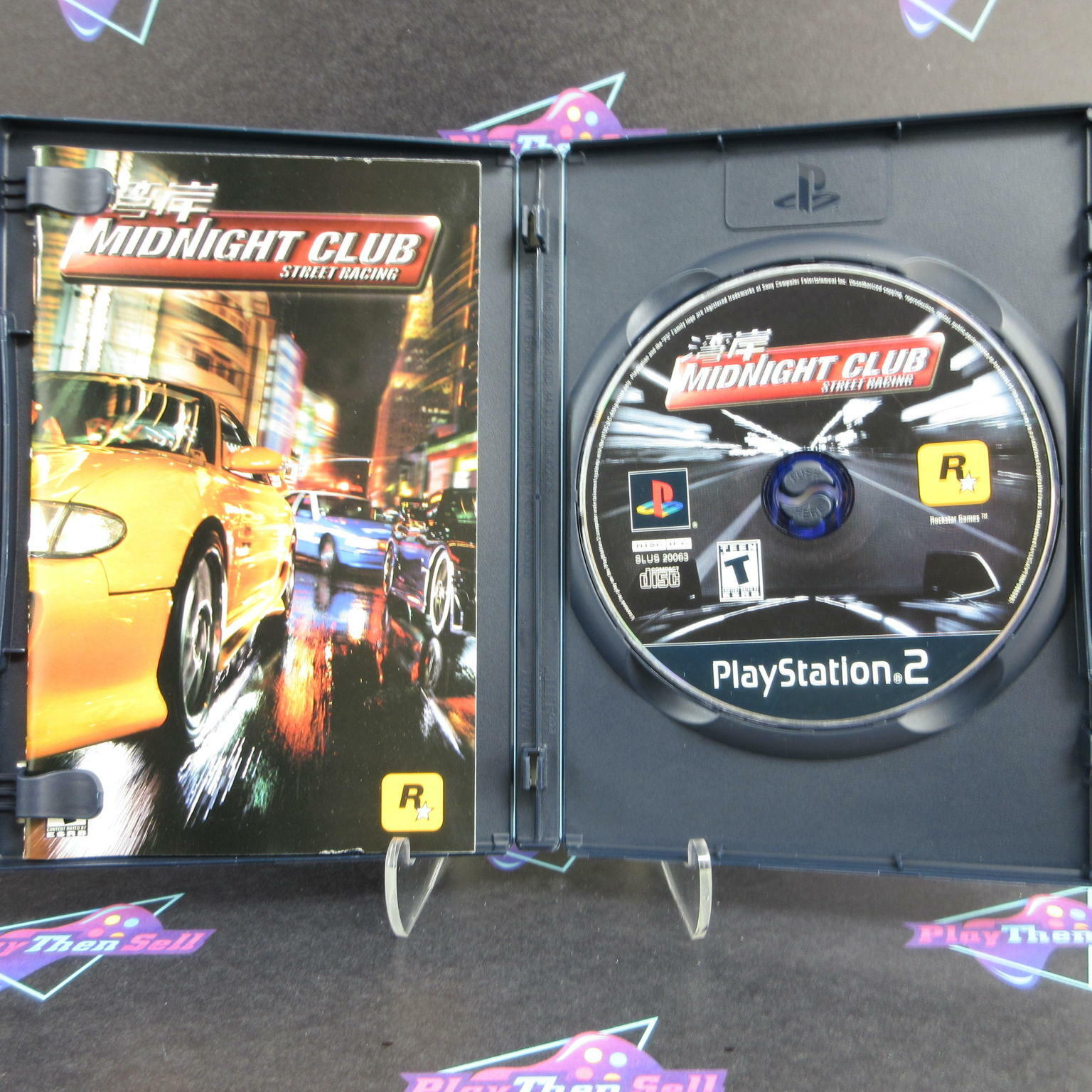 Midnight Club Street Racing PS2 PlayStation 2 Black Label - Like New