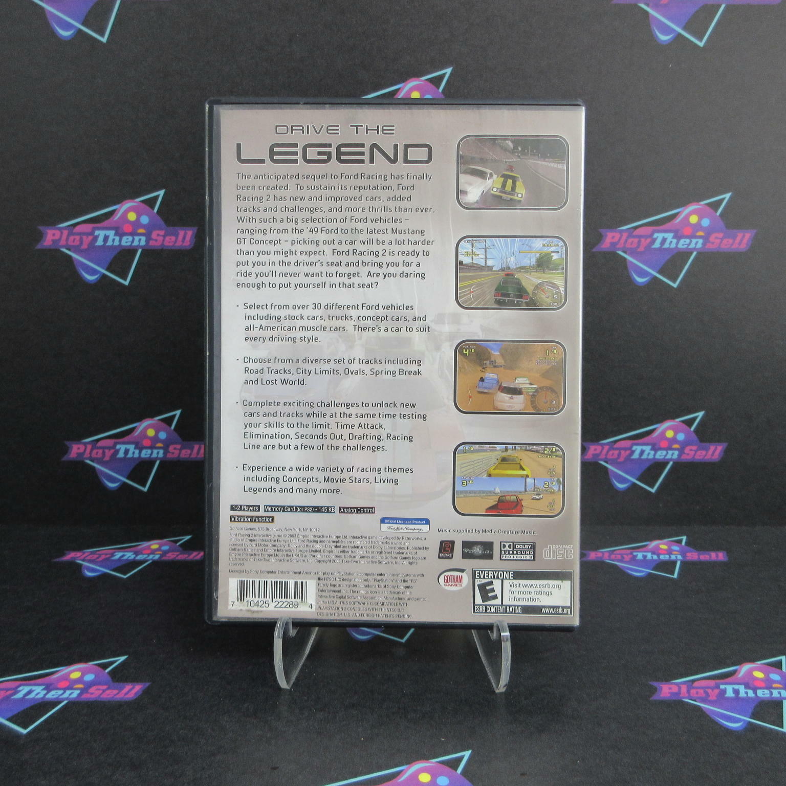 Ford Racing 2 PS2 PlayStation 2 AD/NM - Very Good