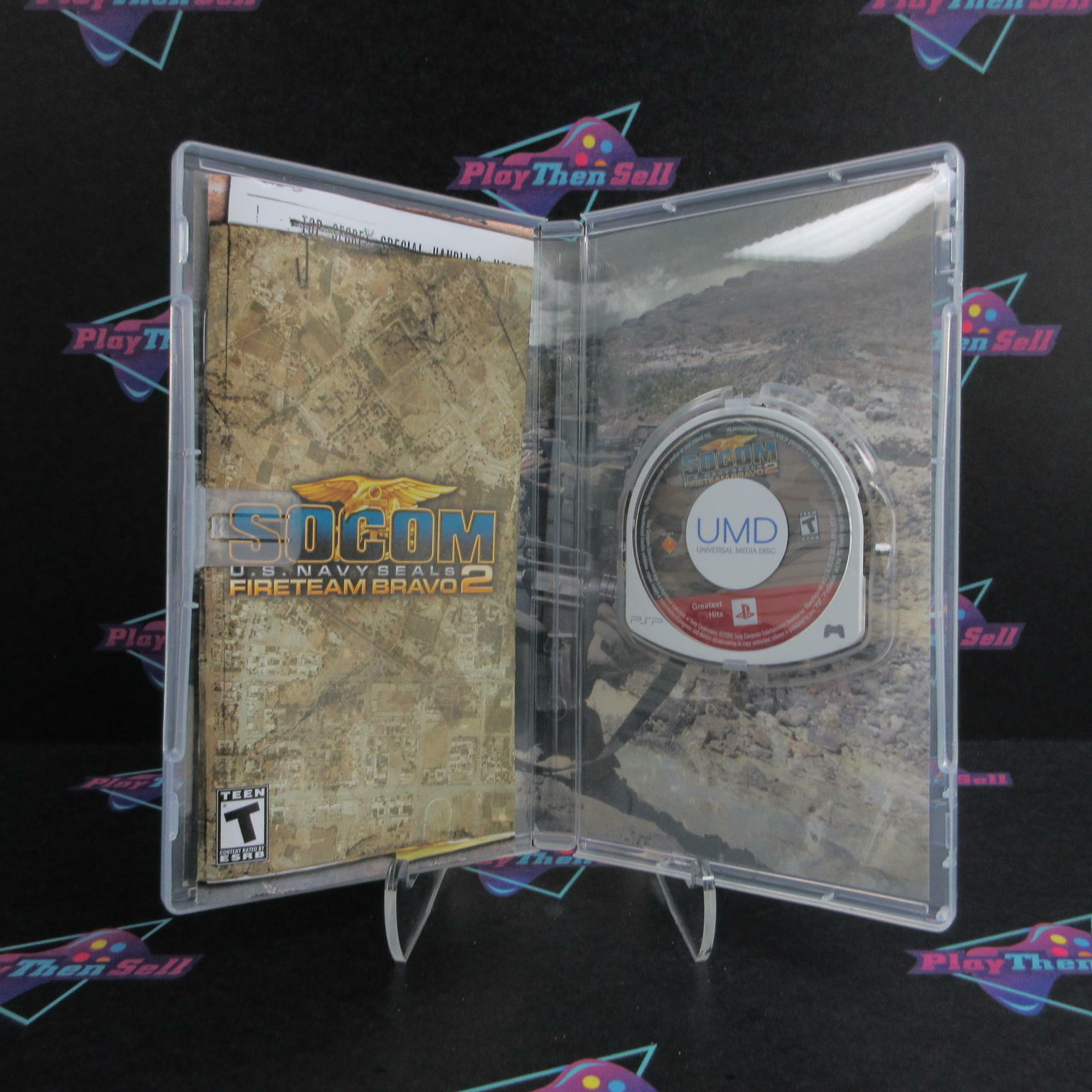 SOCOM US Navy Seals Fireteam Bravo 2 Sony PSP Greatest Hits - Like New