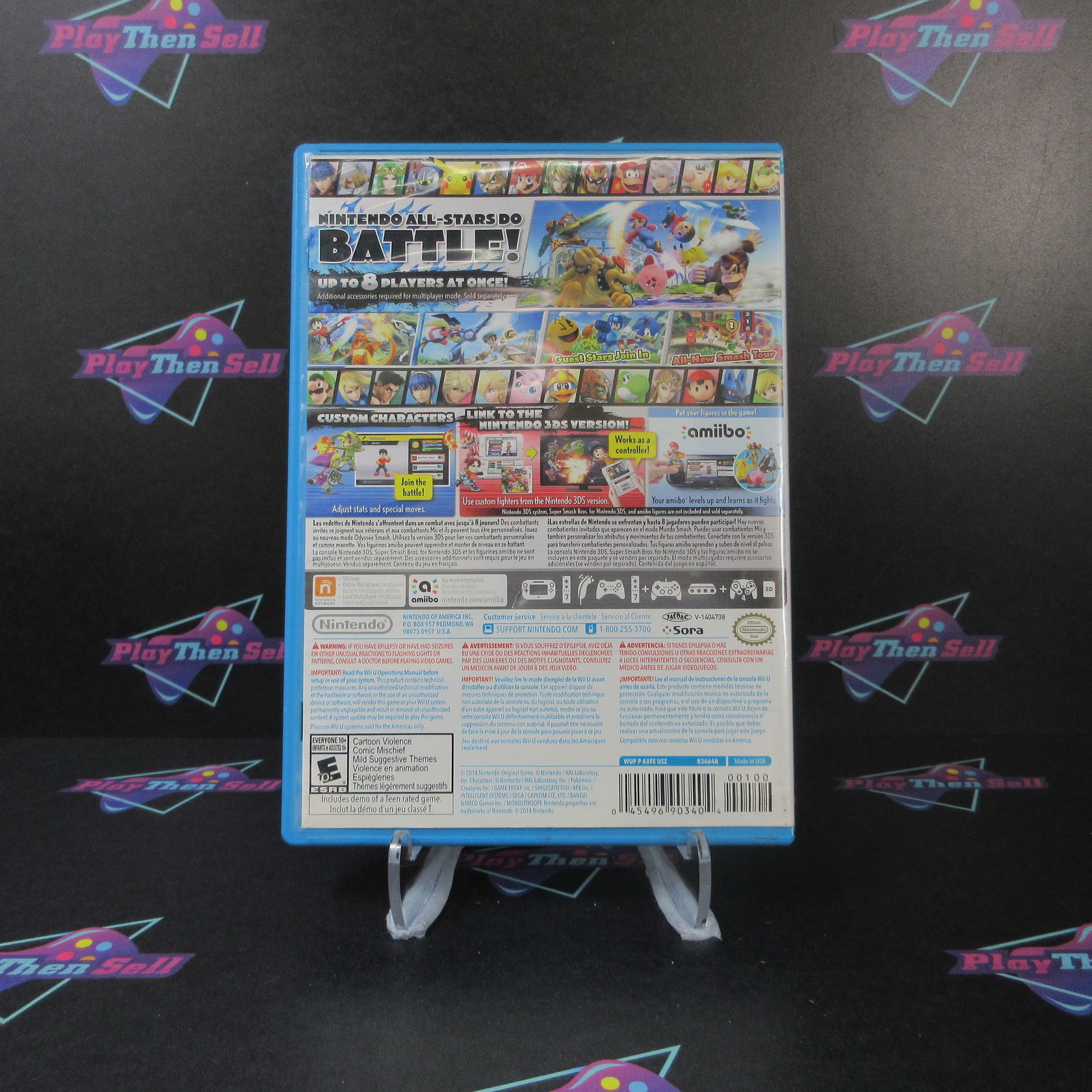 Super Smash Bros. Nintendo Wii U AD/MD Complete CIB - Very Good